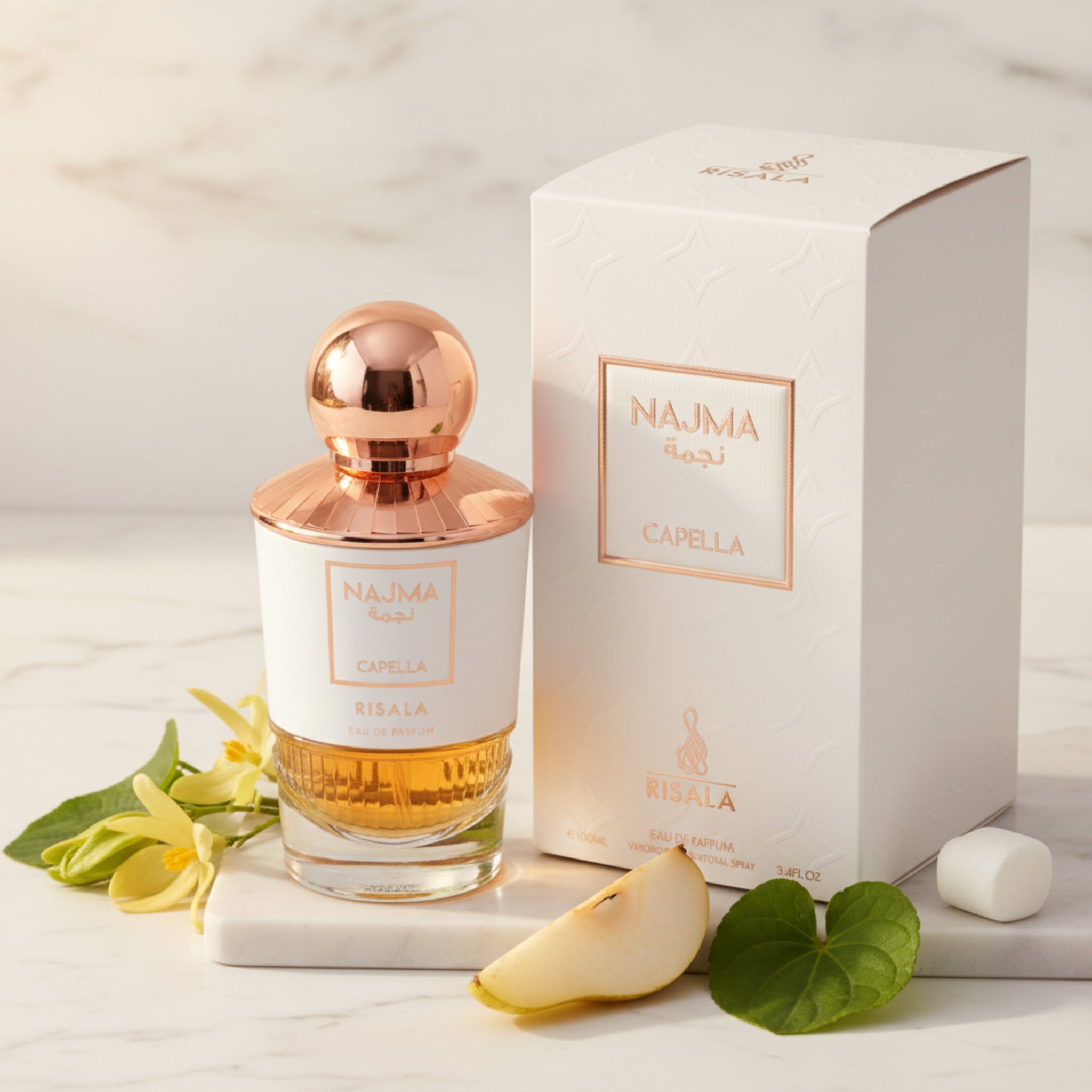 Risala Najma Capella Eau de Parfum Spray Unisex 3.4 oz (100 ml) New Retail Box