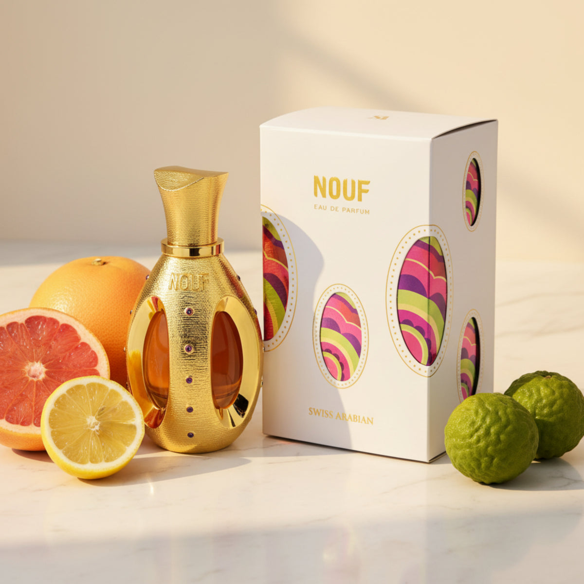 Swiss Arabian Nouf Eau de Parfum Spray, Unisex, 1.7 fl oz (50 ml)