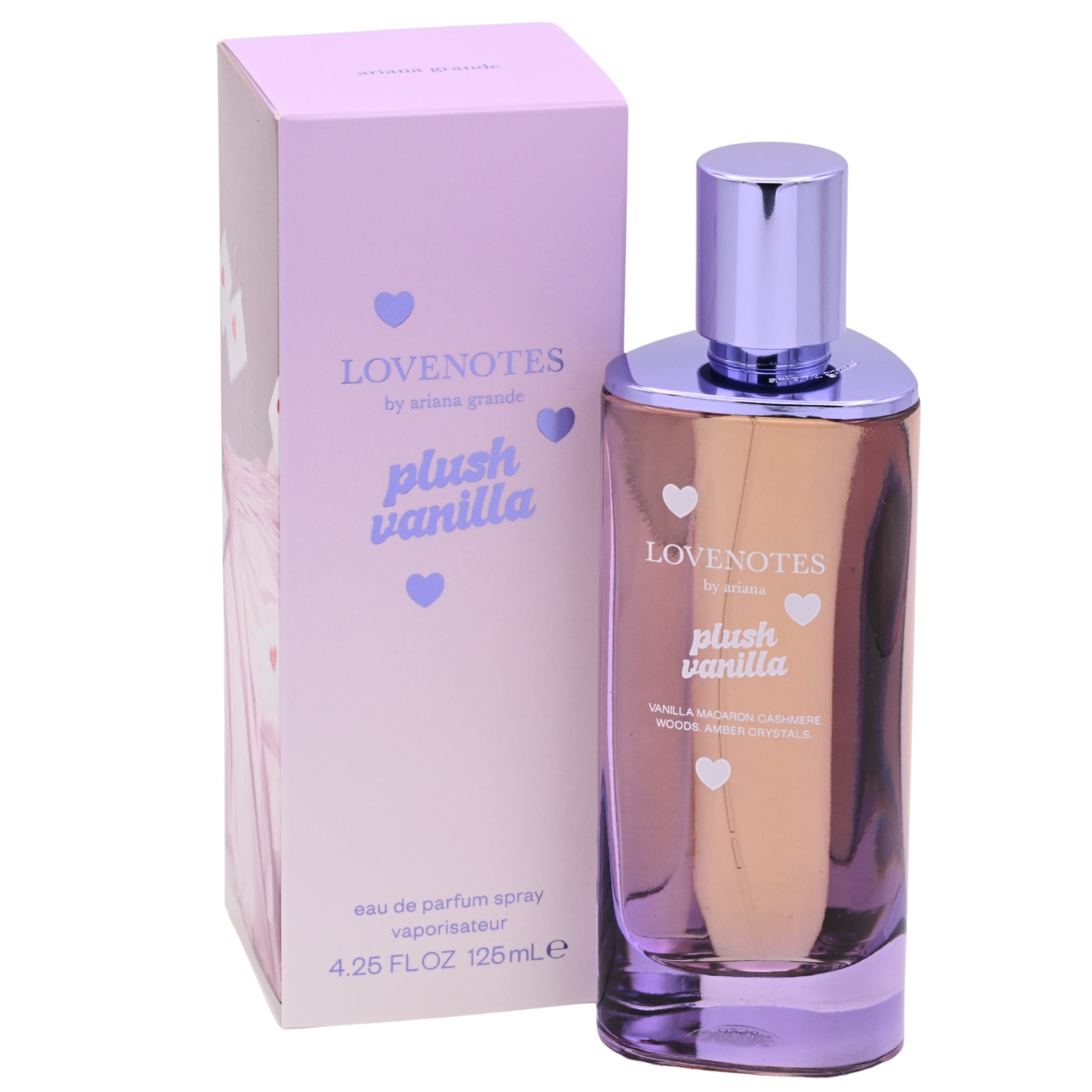 Ariana Grande LOVENOTES Plush Vanilla Eau de Parfum for Women 4.25 oz New in Box