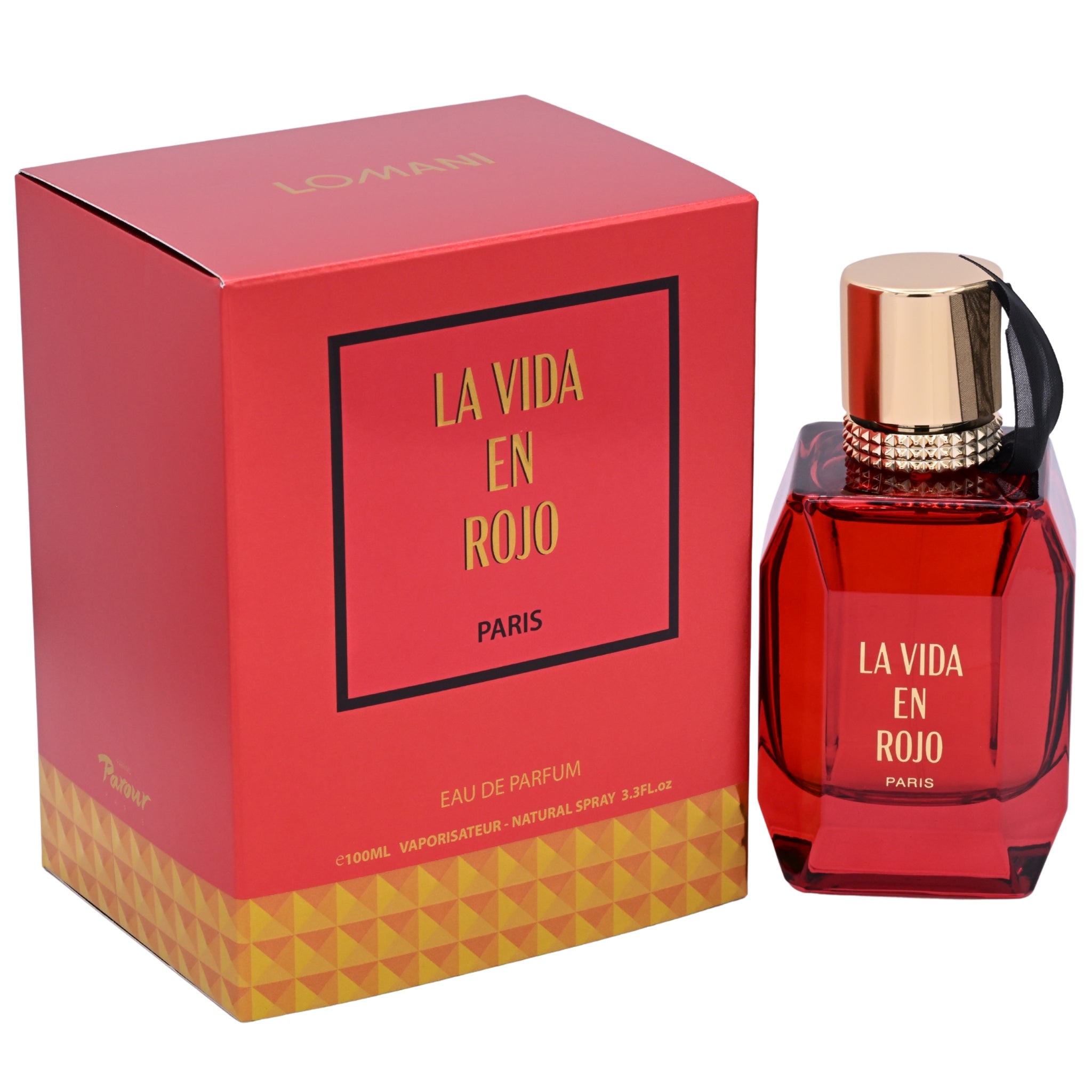 Lomani La Vida En Rojo Eau de Parfum Spray for Women 3.4 oz (100 ml)