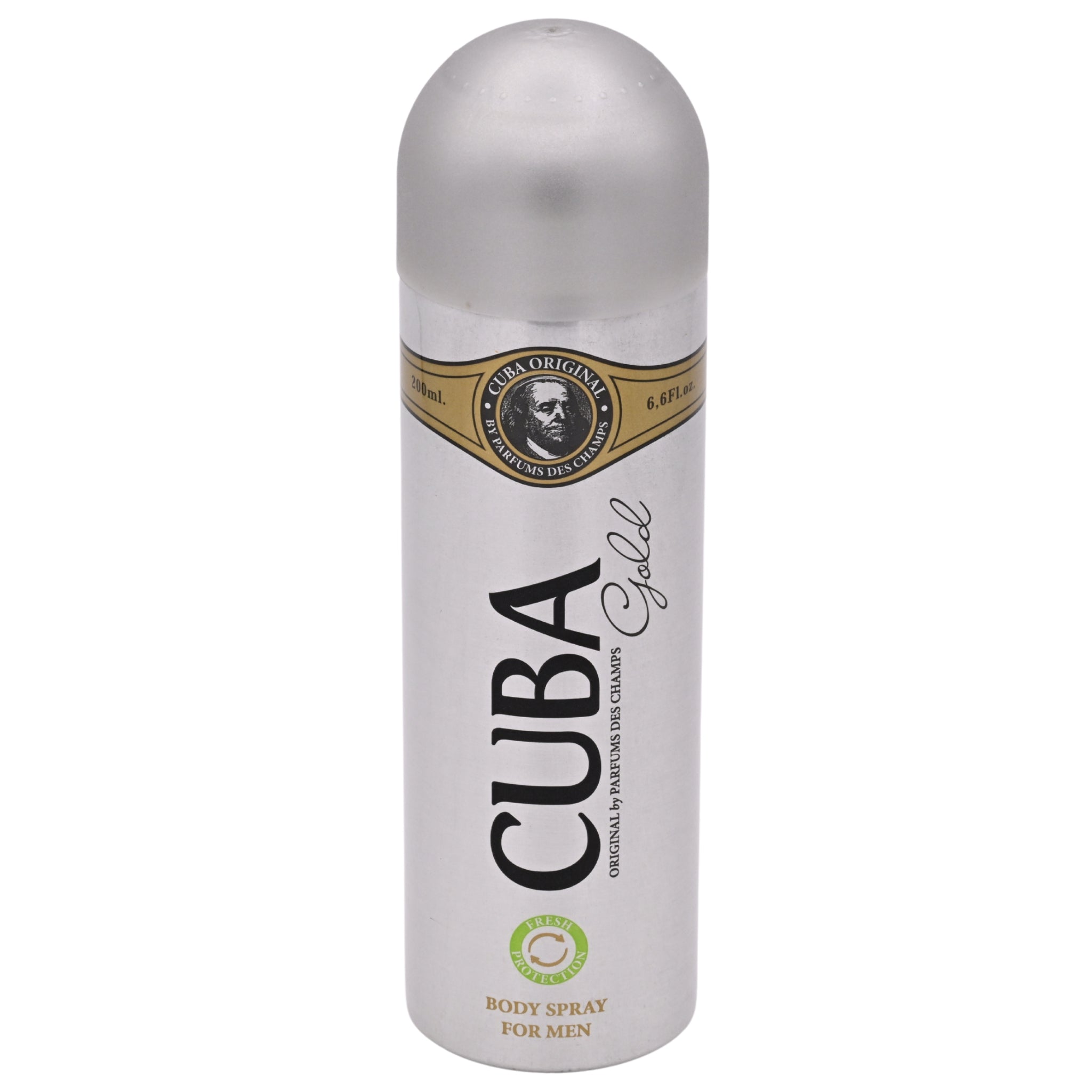 Cuba Cuba Gold Body Spray (Deodorant Spray) for Men, 6.6 oz