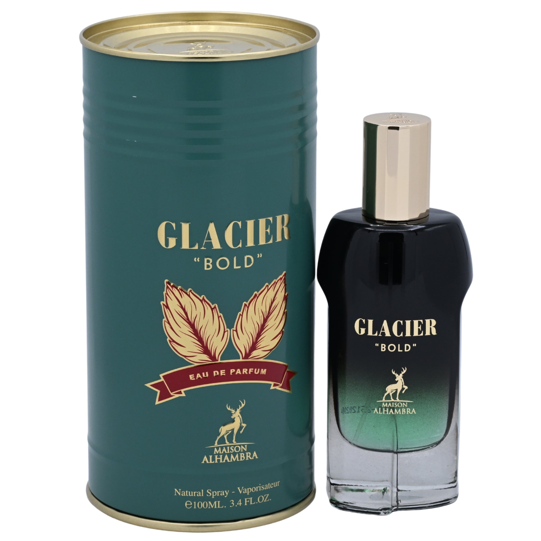 Maison Alhambra Glacier Bold EDP Spray, Unisex, 3.4 oz 100ml New Box