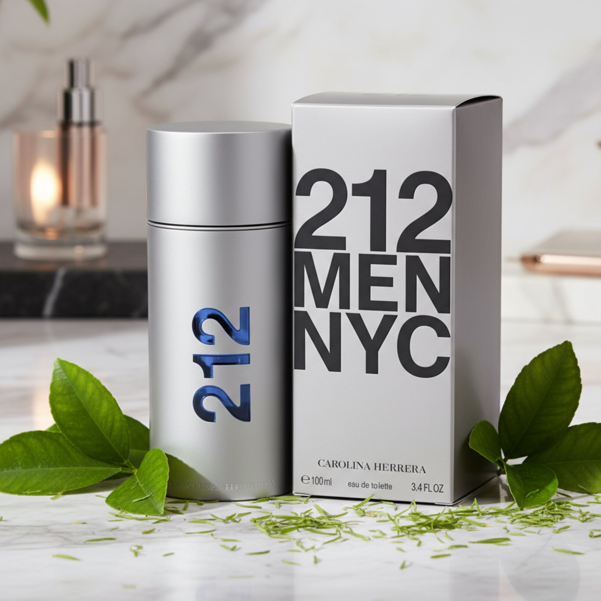 212 MEN NYC by Carolina Herrera cologne EDT 3.3 / 3.4 oz New in Box