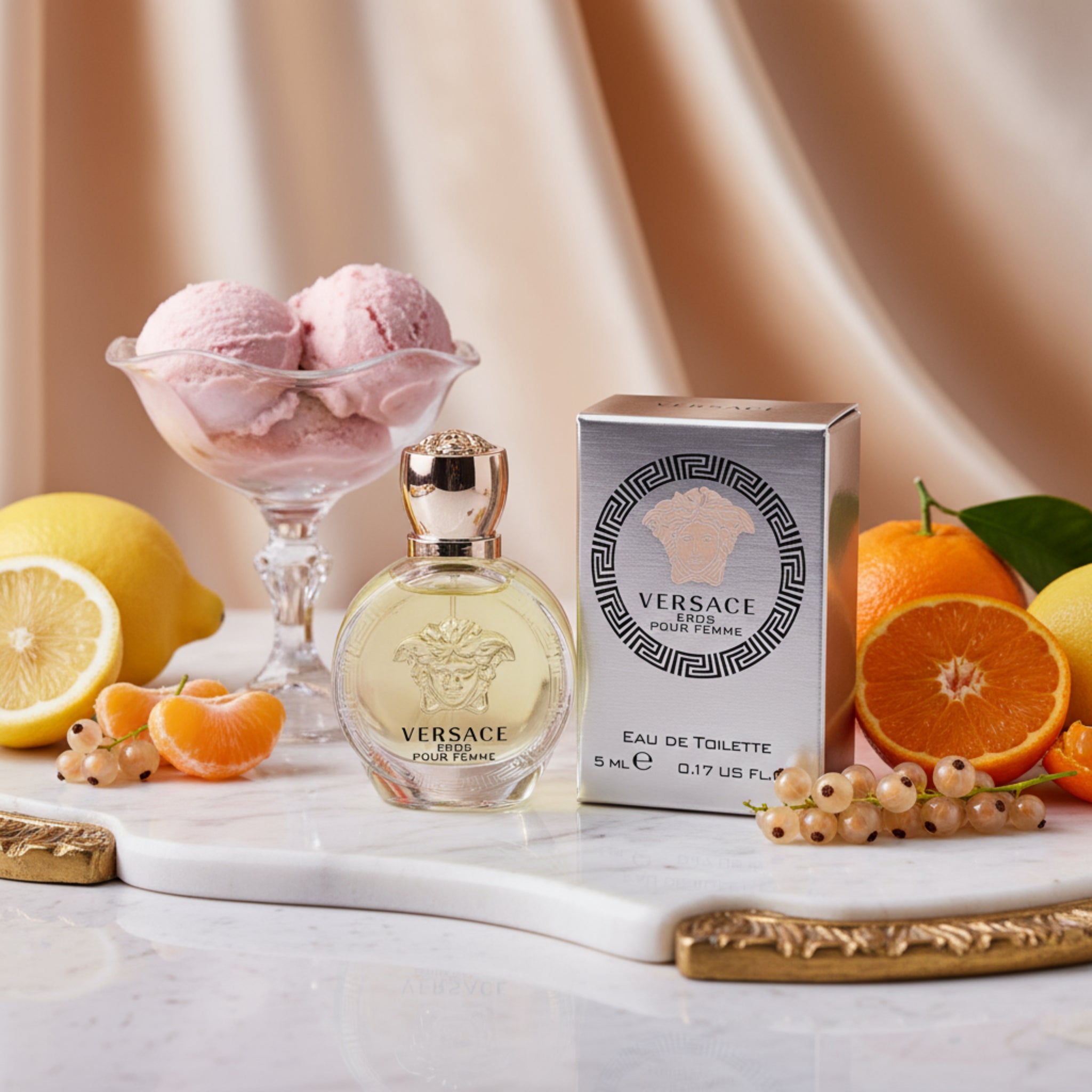 Versace Eros pour femme by Gianni Versace EDT 0.17oz New in Box