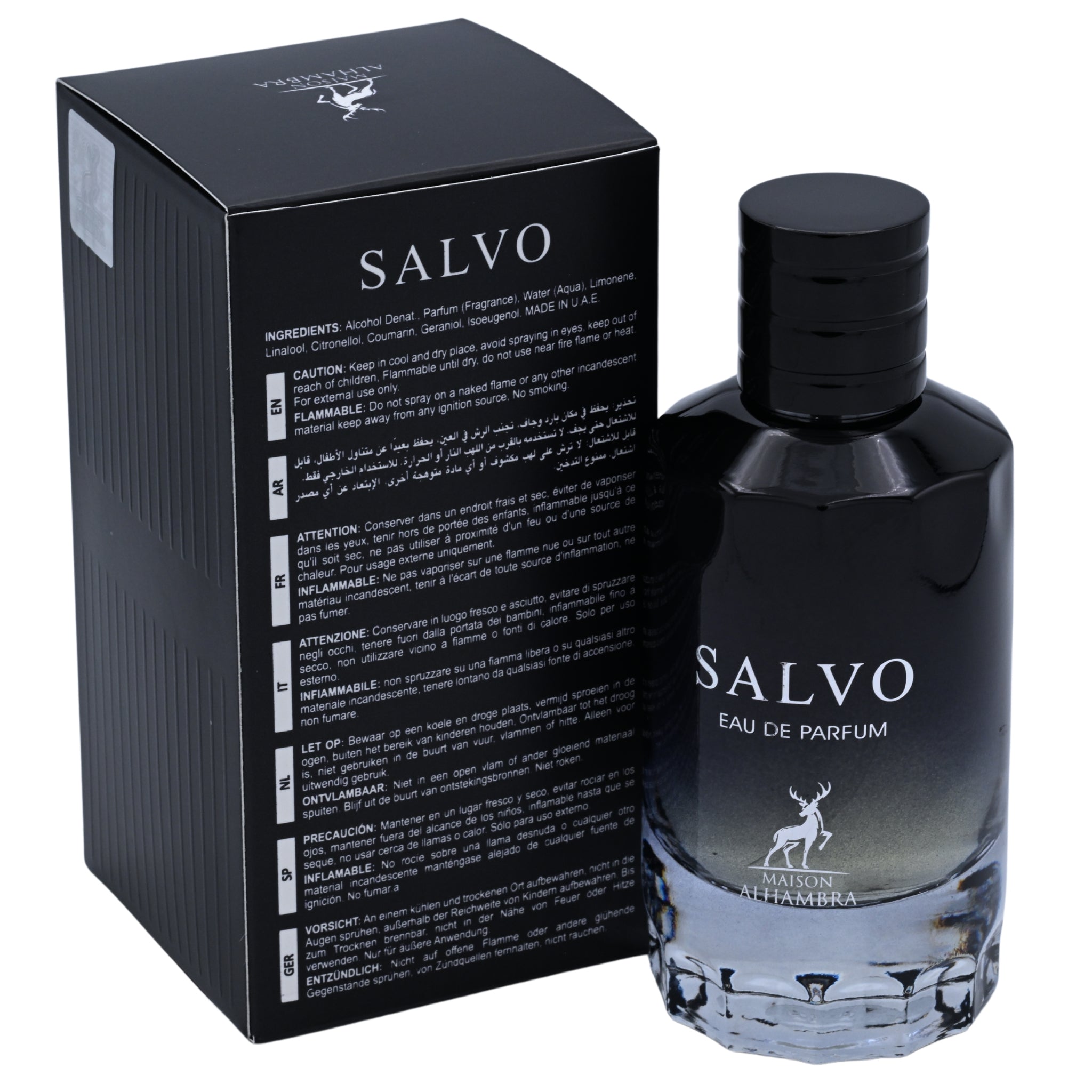 Salvo by Maison Alhambra cologne for men EDP 3.3 / 3.4 oz New in Box