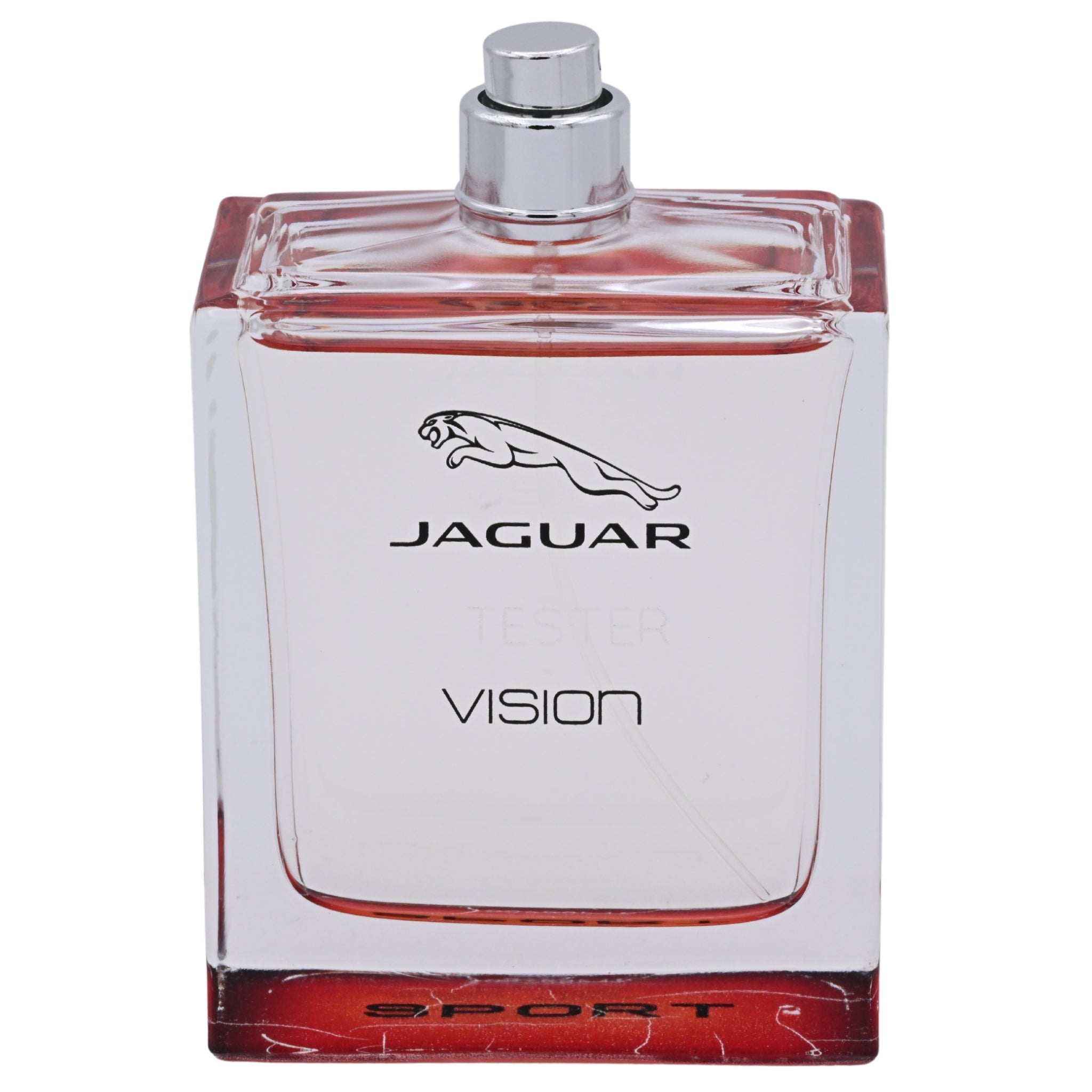Jaguar Vision Sport perfume bottle on a white background
