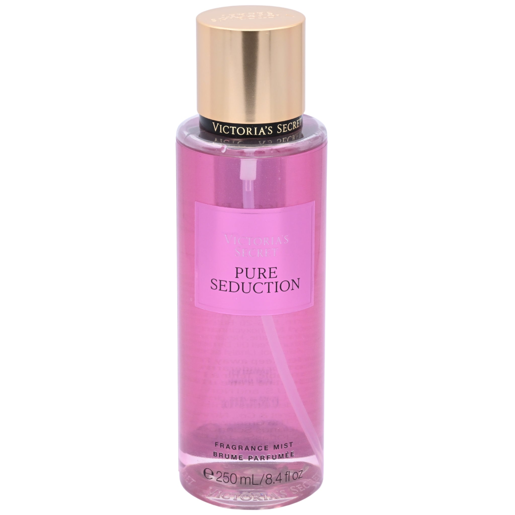 Victoria's Secret Pure Seduction perfume bottle on a white background