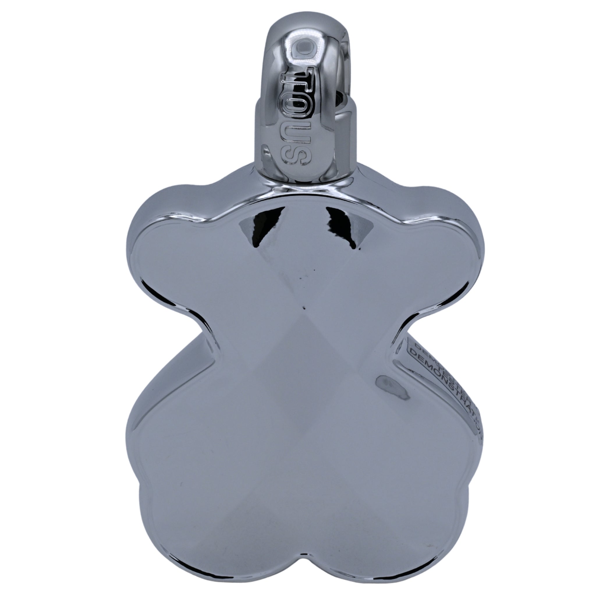 Loveme The Silver by Tous perfume bottle on a white background