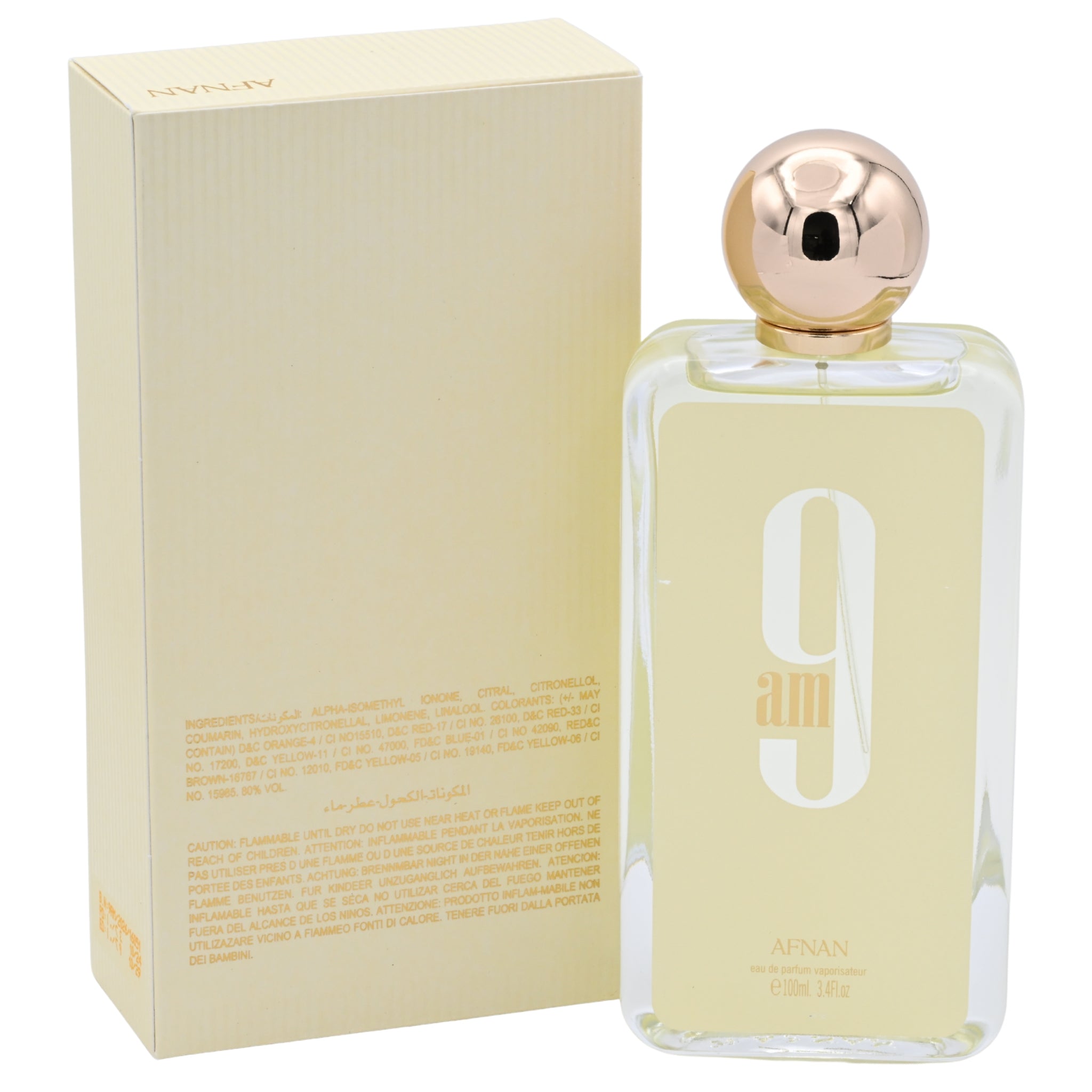 9 Am by Afnan perfume for unisex 3.3 / 3.4 oz New in Box