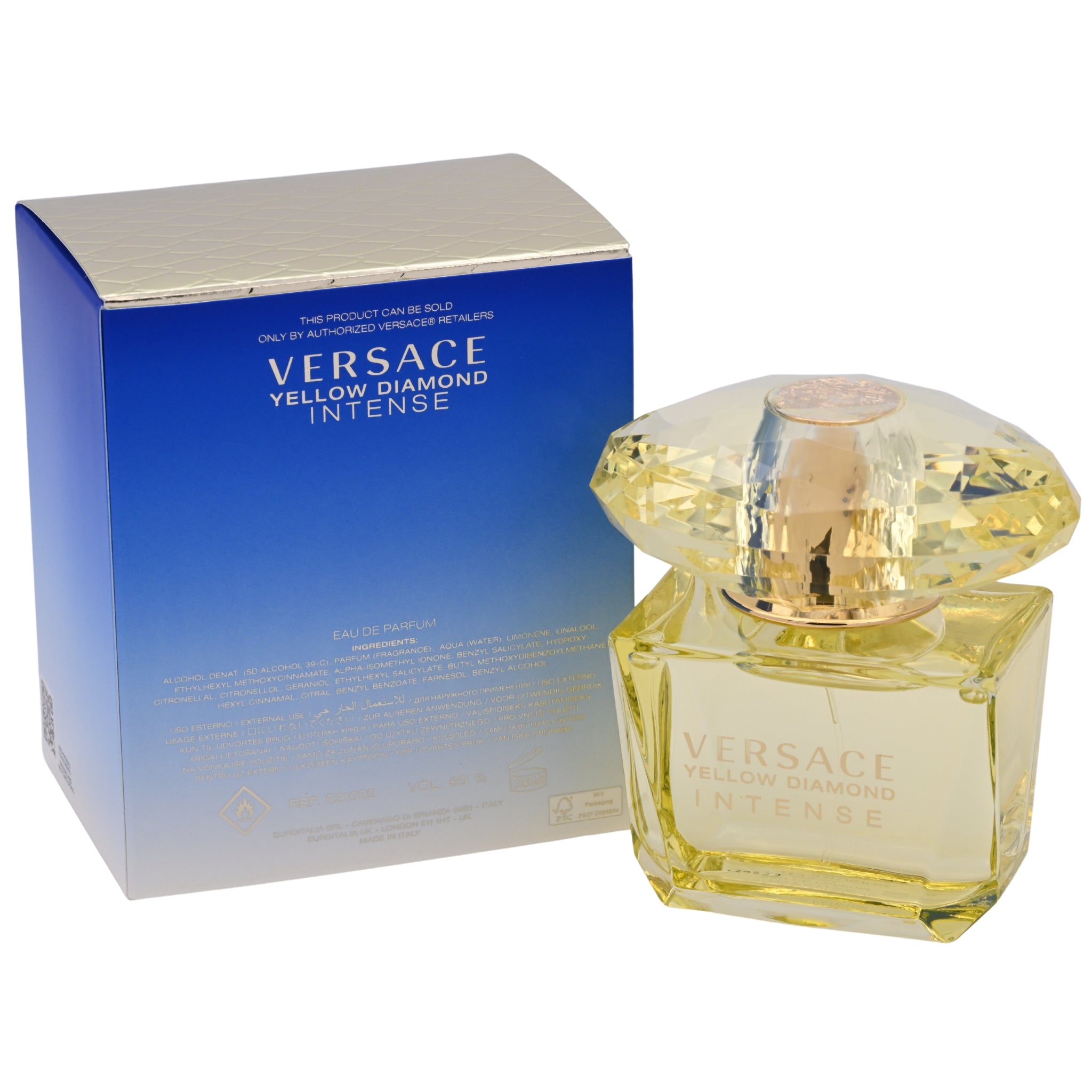 Versace Yellow Diamond Intense by Gianni Versace for her EDP 3.0 oz New in Box