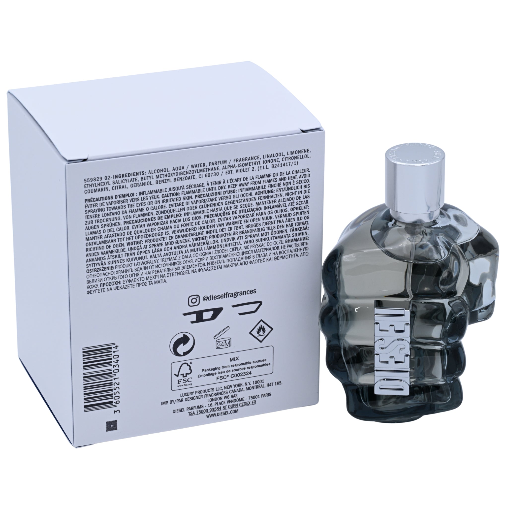 DIESEL ONLY THE BRAVE by DIESEL cologne for Men EDT 4.2 oz New in Box