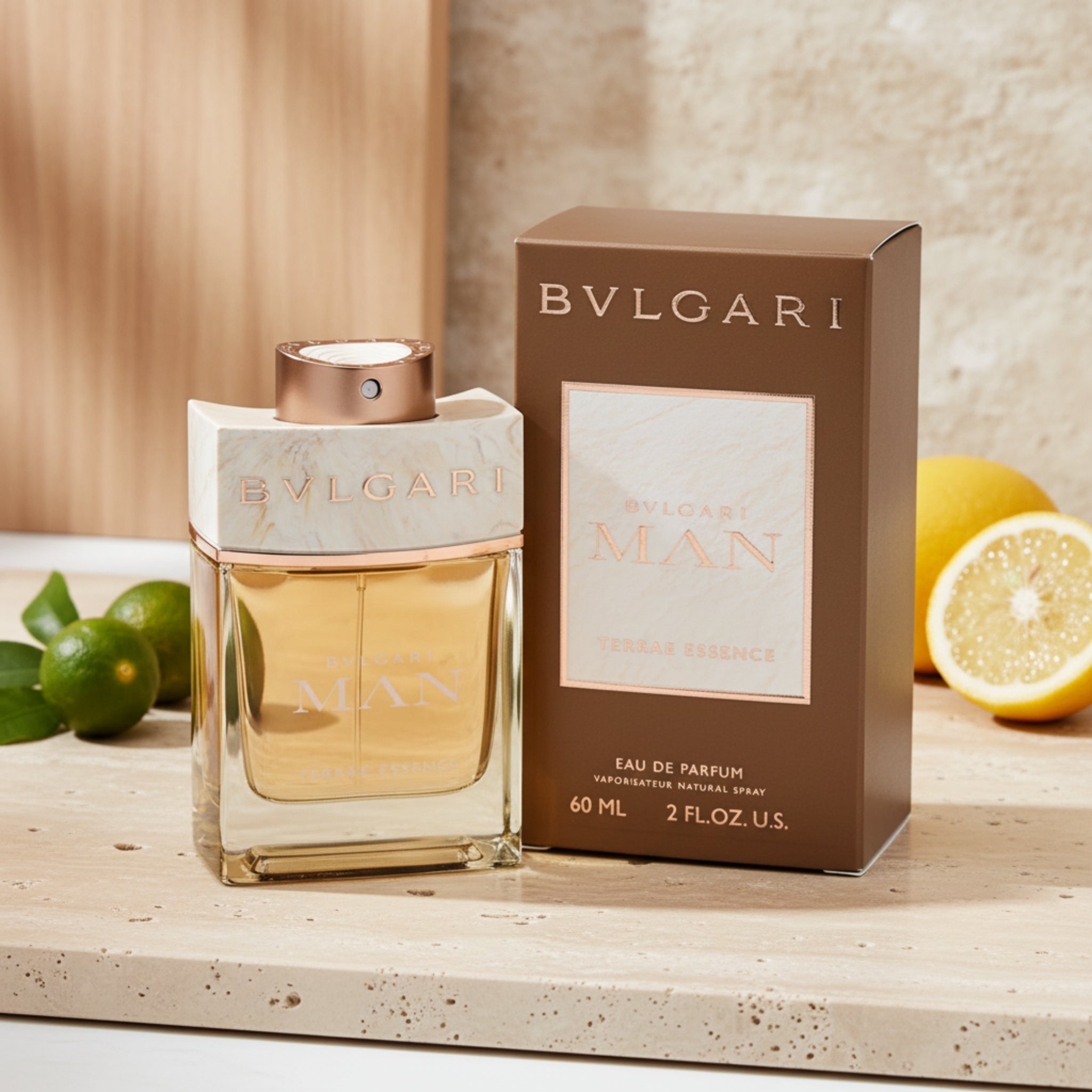 Bvlgari Eau de Parfum bottle and packaging on a white background