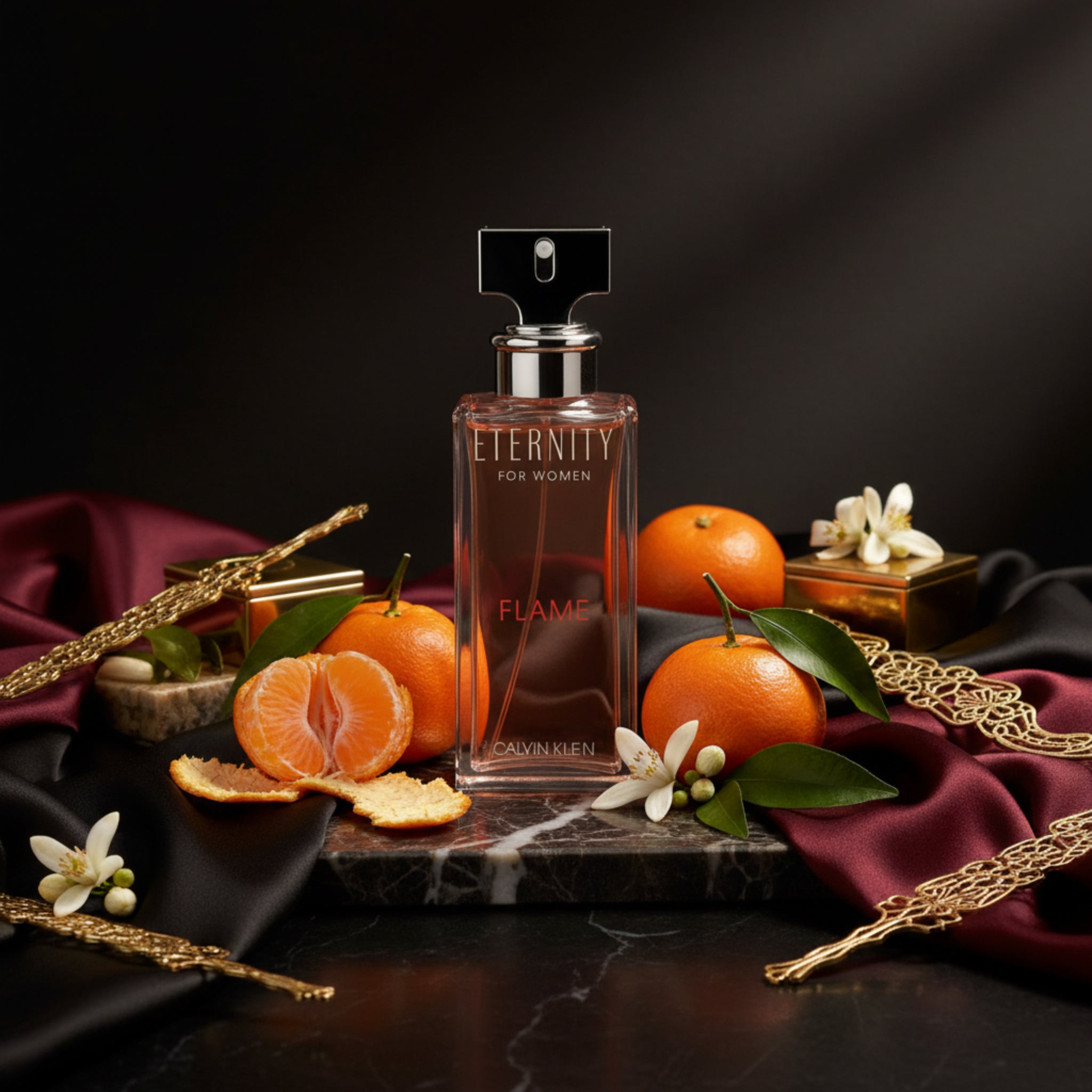 ETERNITY FLAME by Calvin Klein  3.3 / 3.4 oz EDP Perfume For Women New in Box