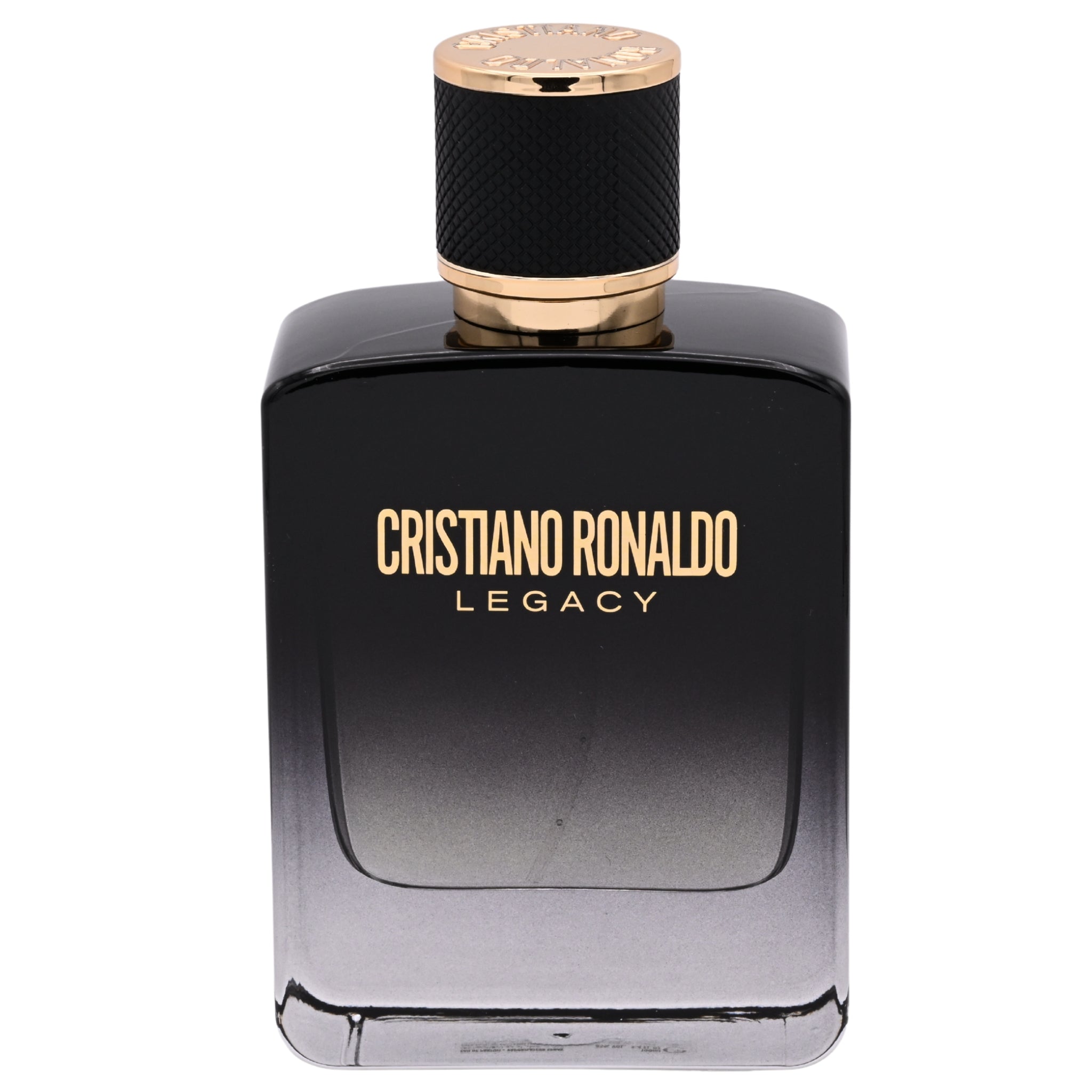 Cristiano Ronaldo Legacy perfume bottle on a white background