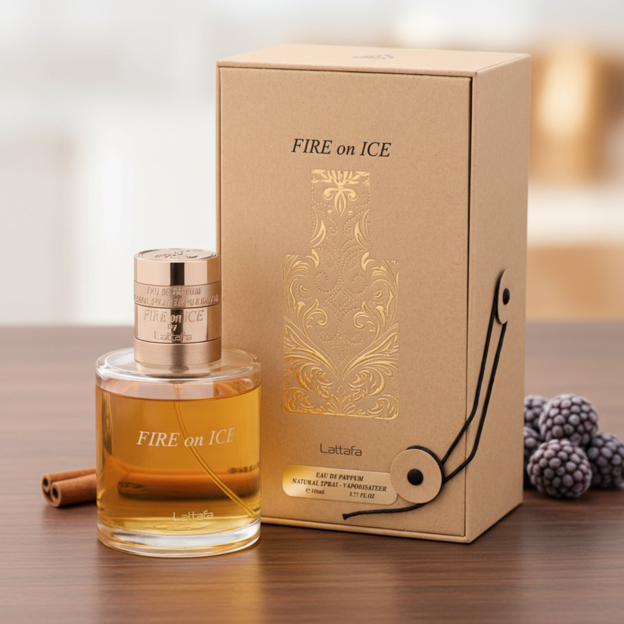 Lattafa Fire On Ice Eau de Parfum Spray Unisex 3.71 fl oz New Retail Box