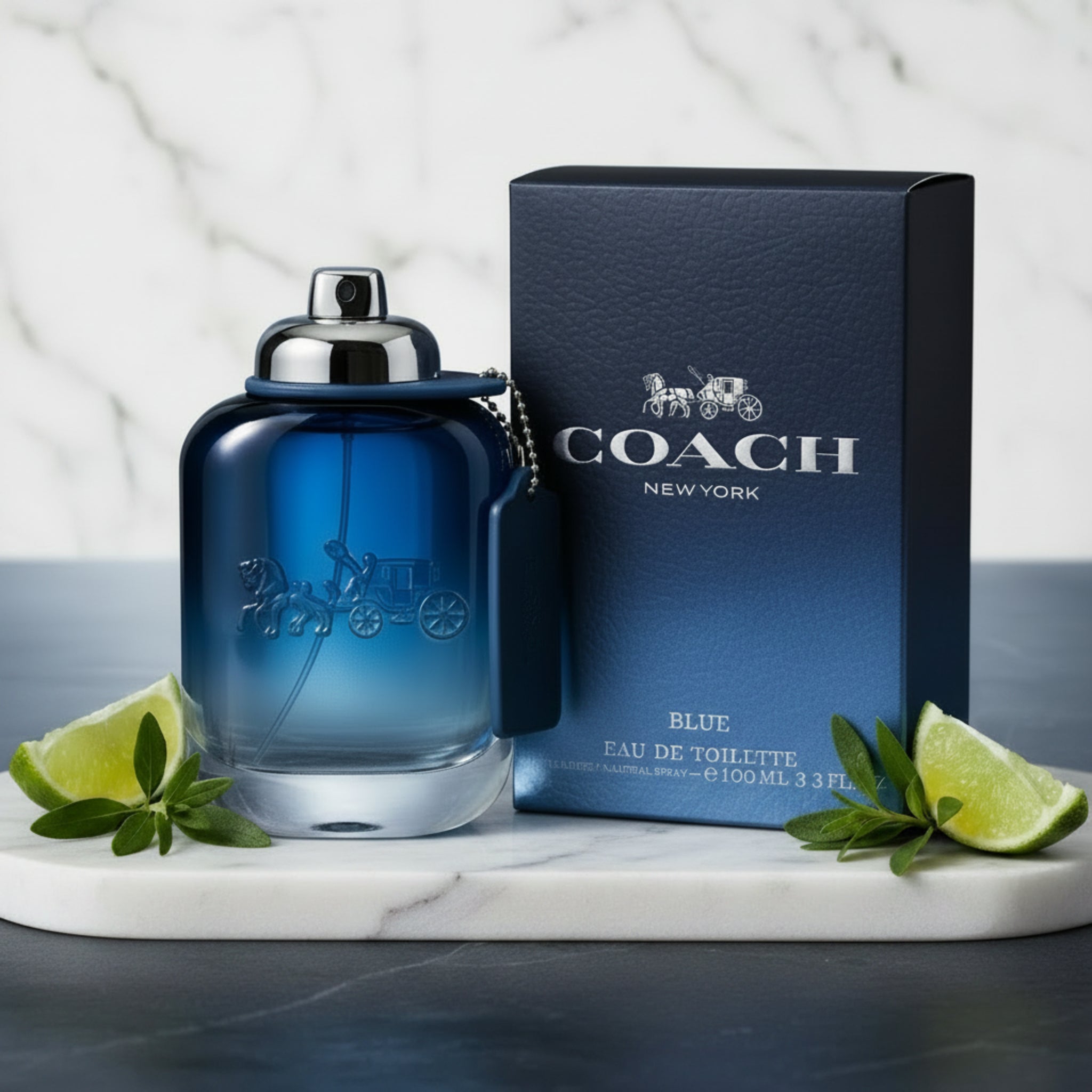 COACH NEW YORK BLUE by Coach cologne for men EDT 3.3 / 3.4 oz New In Box