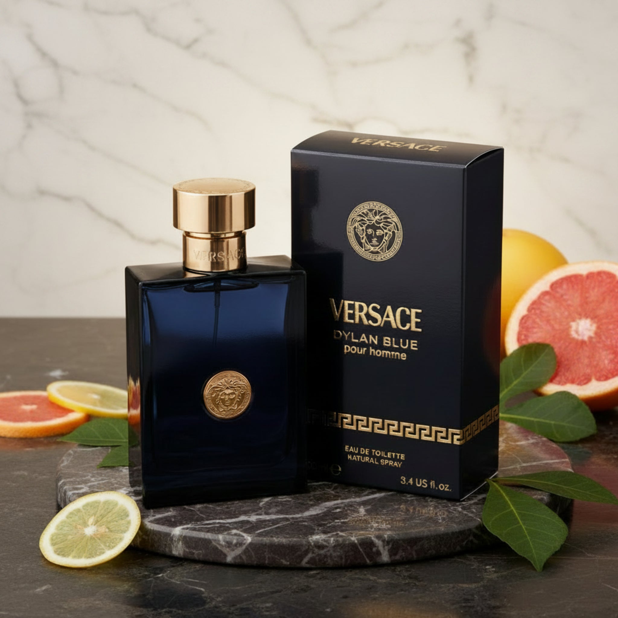 Versace Pour Homme Dylan Blue by Versace for Men EDT 3.3 / 3.4 oz New in Box