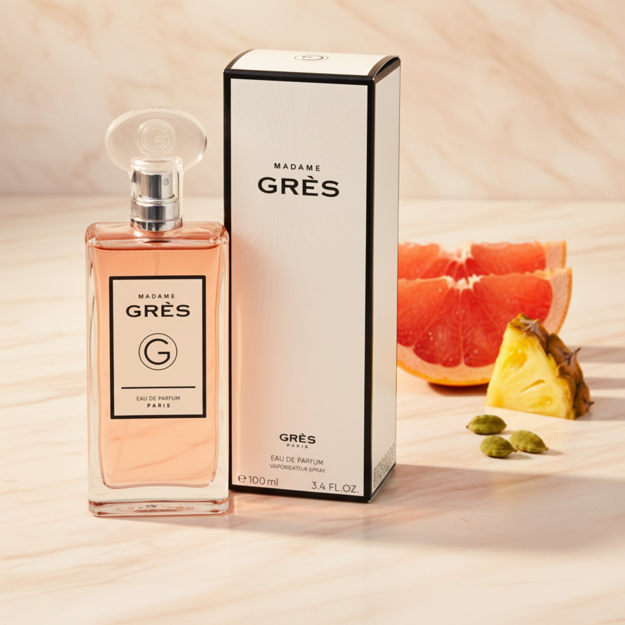 Parfums Gres Madame Grès Eau de Parfum Spray for Women 3.4 fl oz (100 ml) - New Retail Box