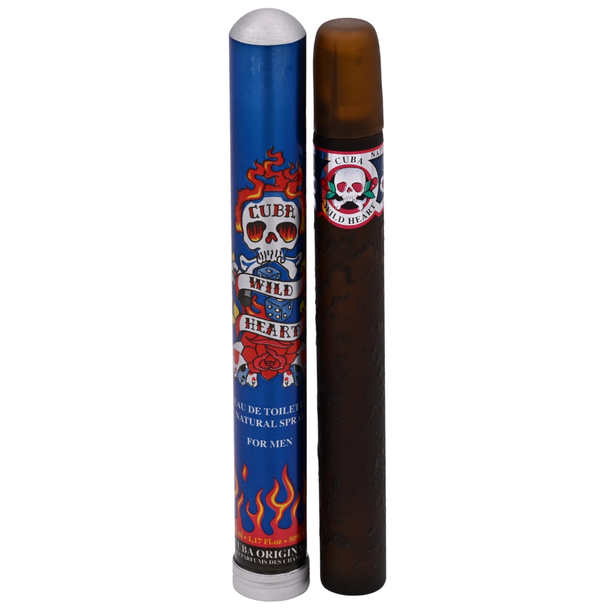 Cuba Wild Heart Eau de Toilette Spray for Men 1.17 fl oz (35 ml)