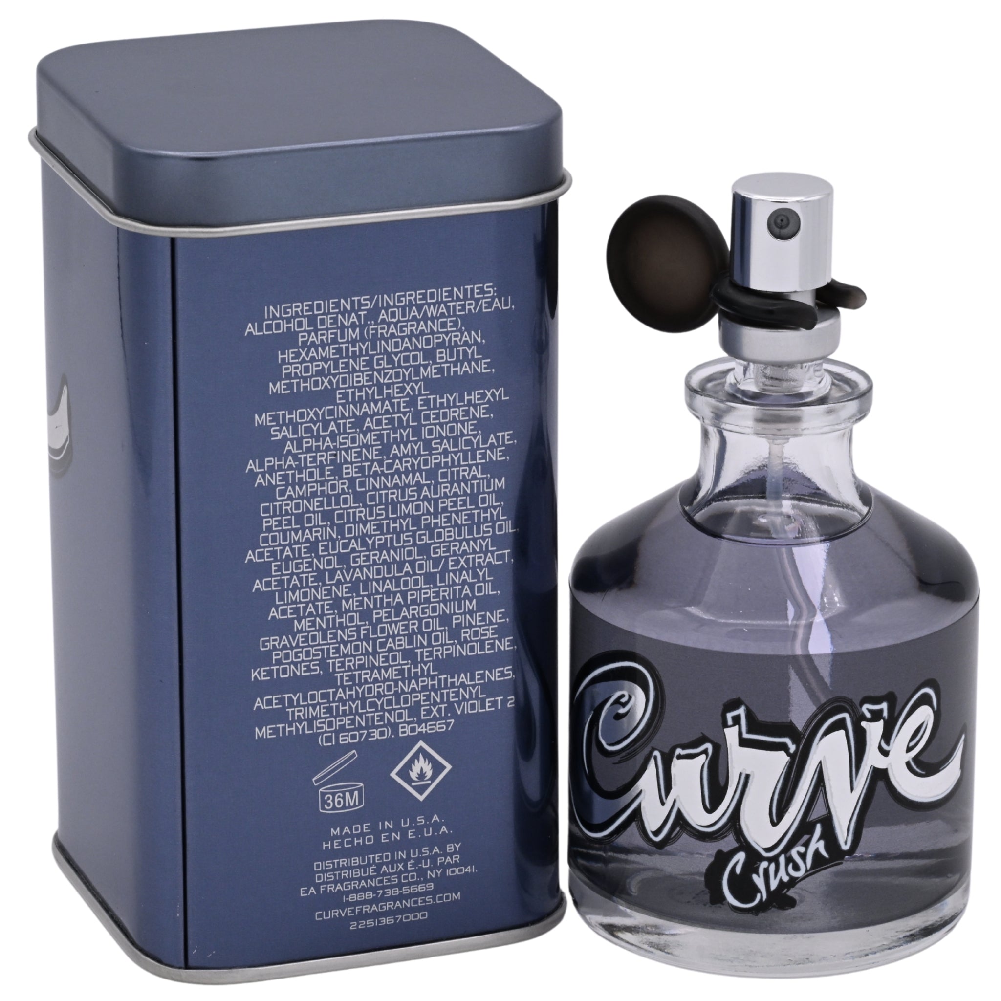 Liz Claiborne Curve Crush Eau de Cologne (EDC) Spray for Men 2.5 fl oz