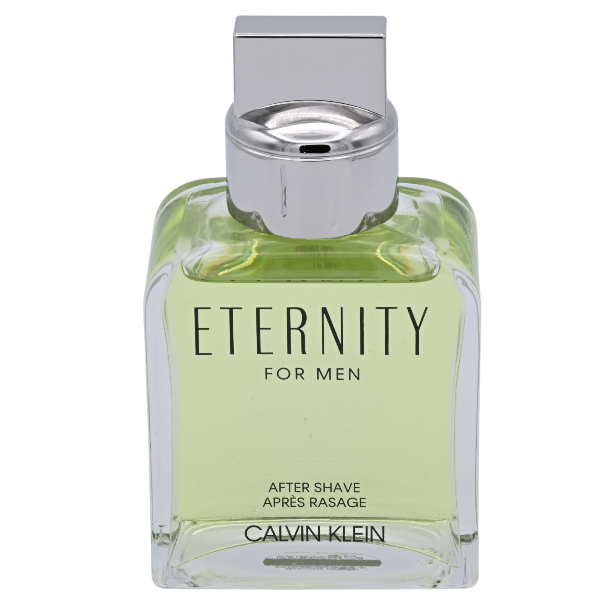 Calvin Klein Eternity for Men after shave bottle on a white background