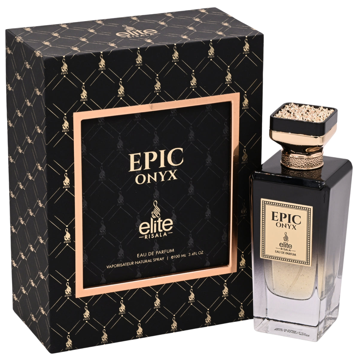 Risala Elite Epic Onyx EDP Spray Unisex 3.4 oz 100ml New Box