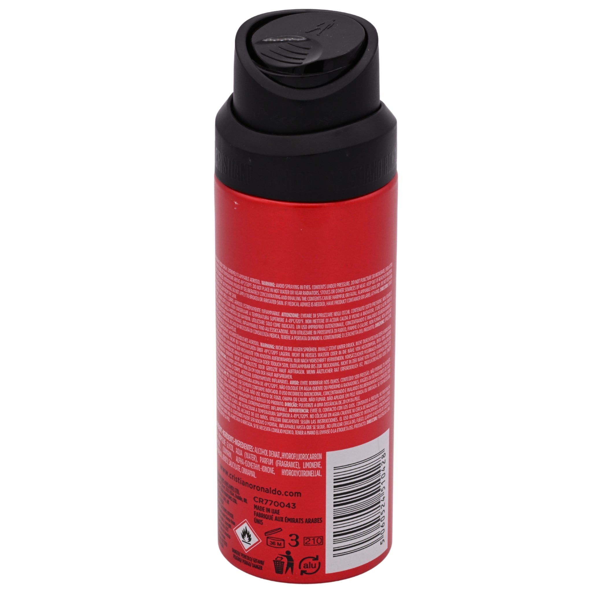 Cristiano Ronaldo CR7 Body Spray (Deodorant) for Men 4.1 oz