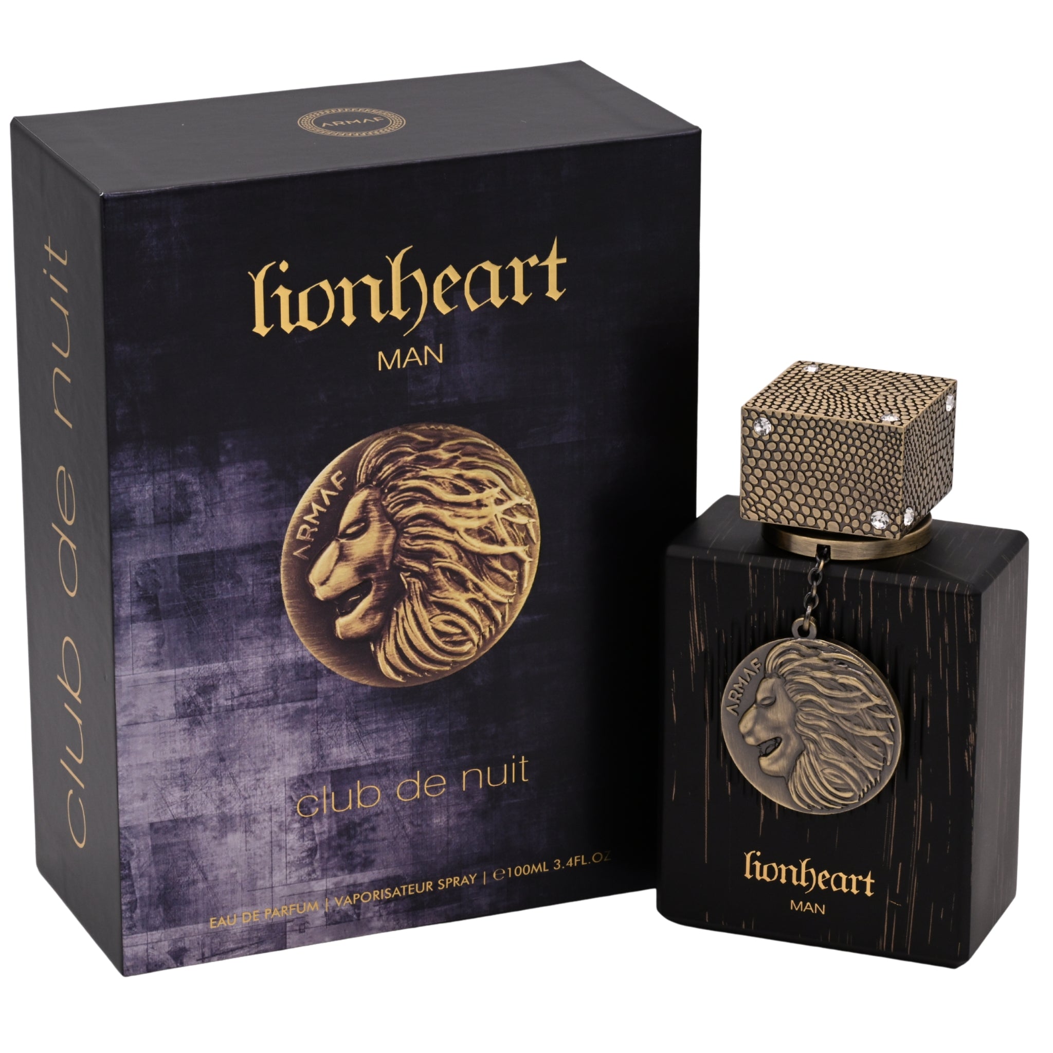 Armaf Club de Nuit LionHeart Man Eau de Parfum Spray for Men 3.4 oz (100 ml) New Retail Box
