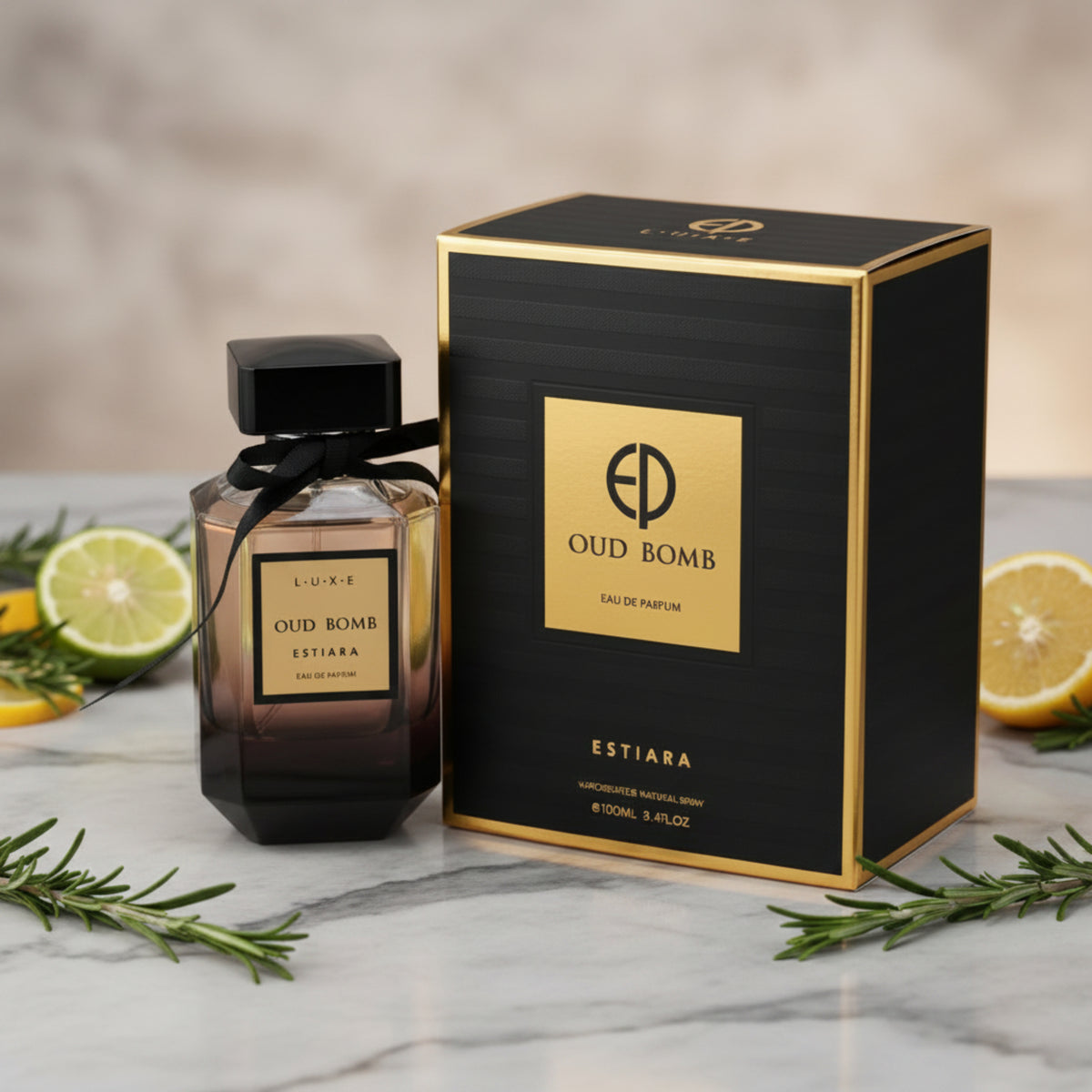 Estiara Luxe Oud Bomb Eau de Parfum Spray for Women 3.4 oz (100 ml)
