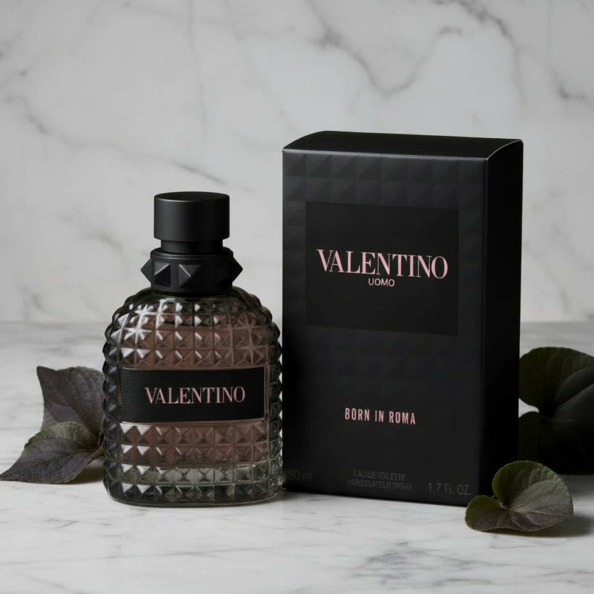 Valentino Uomo Born in Roma Eau de Toilette (EDT) Spray for Men 1.7 oz (50 ml)