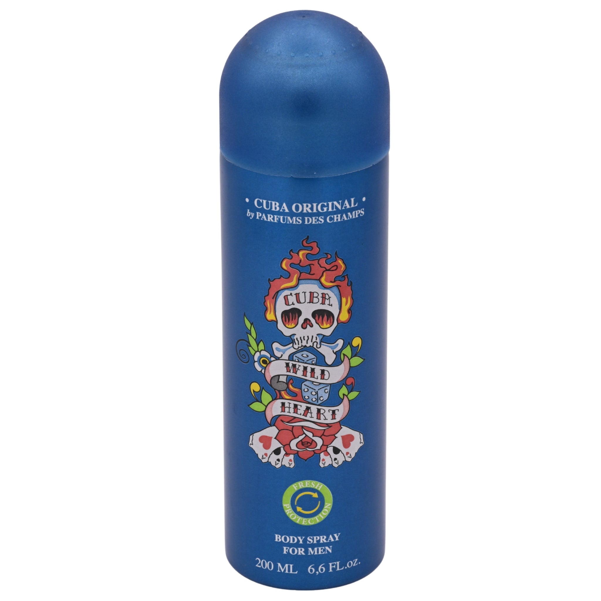 Cuba Wild Heart Body Spray for Men 6.6 oz (180 ml) by Cuba