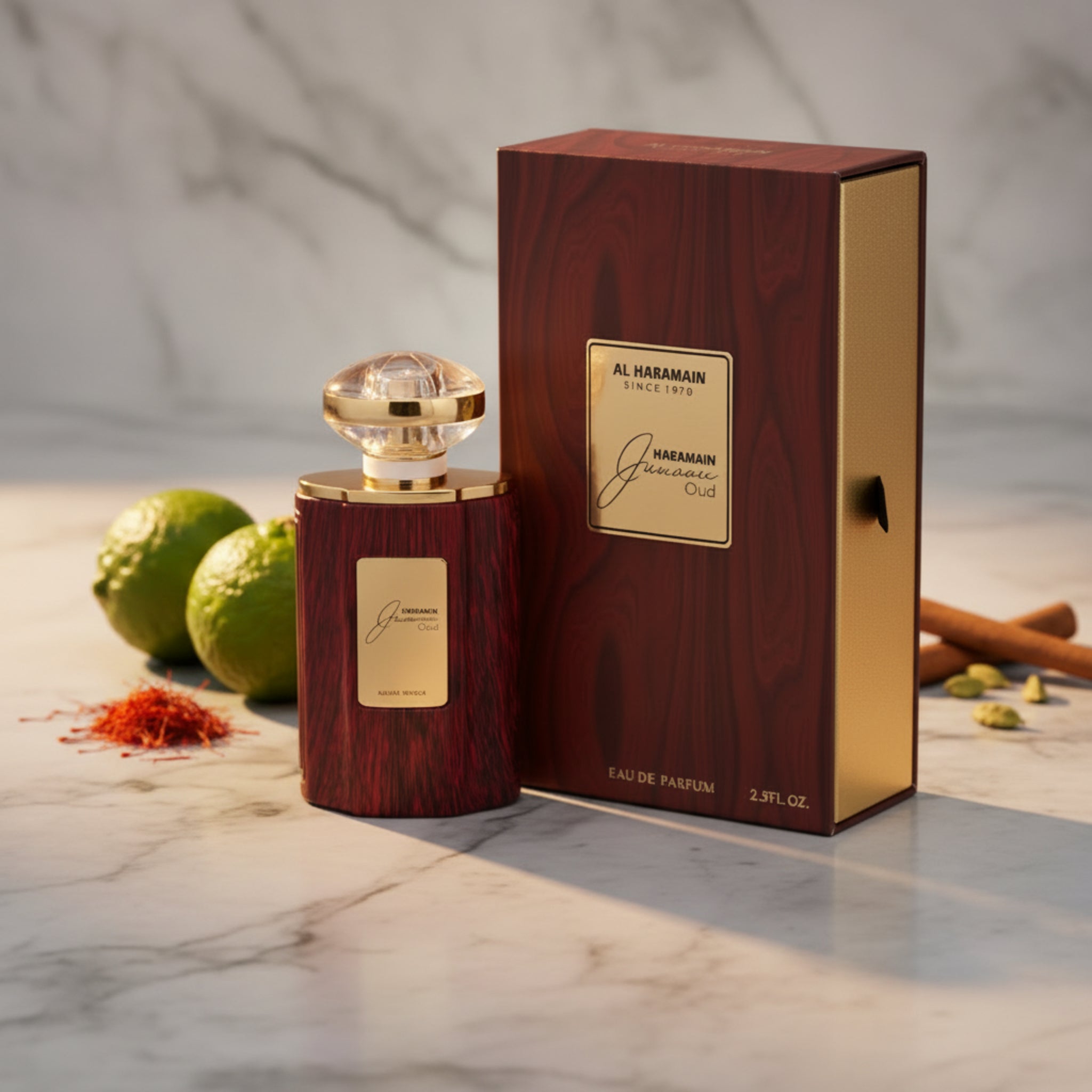 Al Haramain Junoon Oud Eau de Parfum (EDP) Spray Unisex 2.5 oz / 75 ml New Retail Box