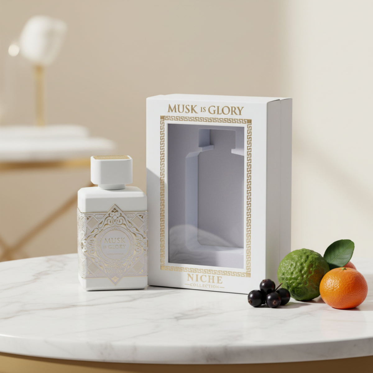 Khalis Musk Is Glory Niche Collection EDP Spray Men 3.4 oz 100ml New Box