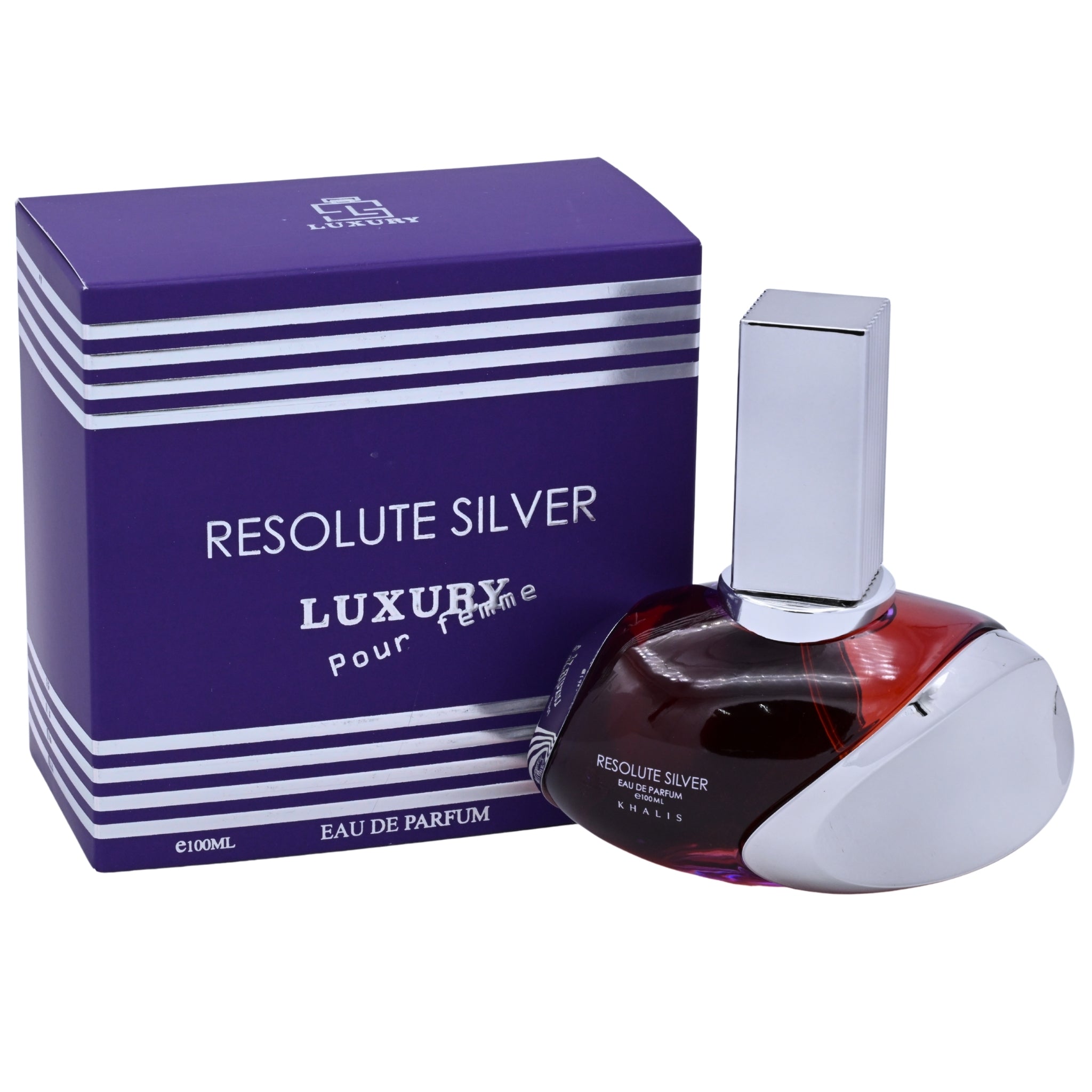 Khalis Resolute Silver Luxury Collection EDP Spray Women 3.4 oz 100ml