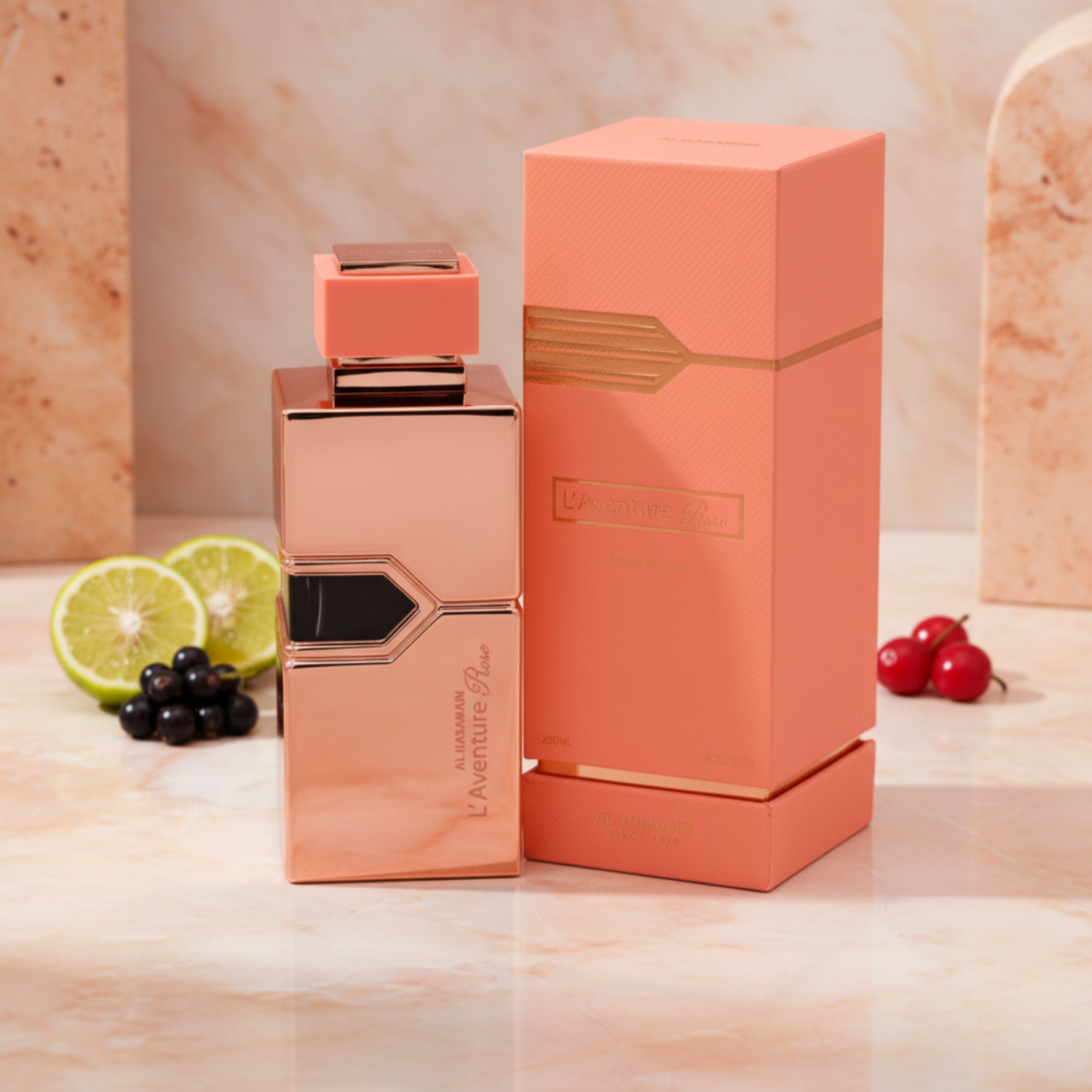 Al Haramain L'Aventure Rose Eau de Parfum Spray for Women 6.76 fl oz (200 ml)