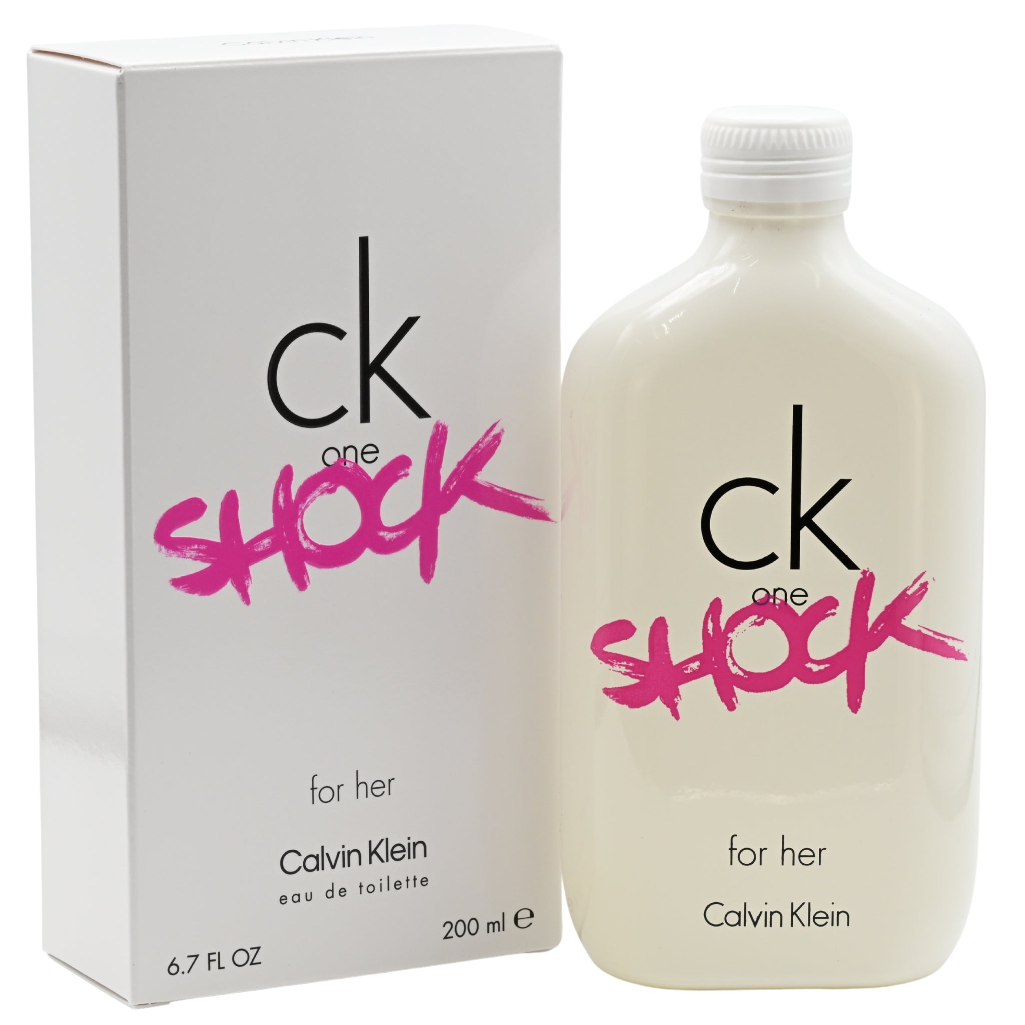 CK One Shock by Calvin Klein for Her EDT 6.7 oz 6.8 NEW in BOX