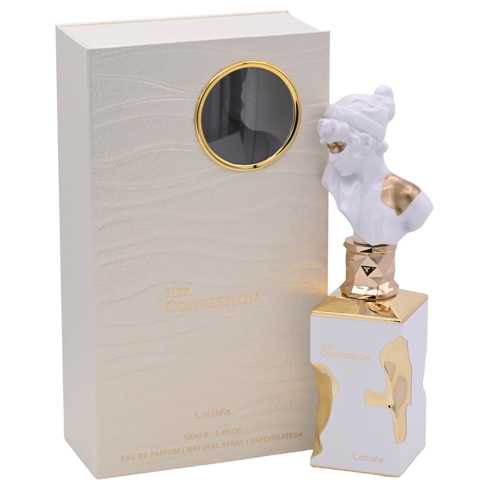 Lattafa Her Confession Eau de Parfum Spray for Women 3.4 oz (100 ml) New Retail Box