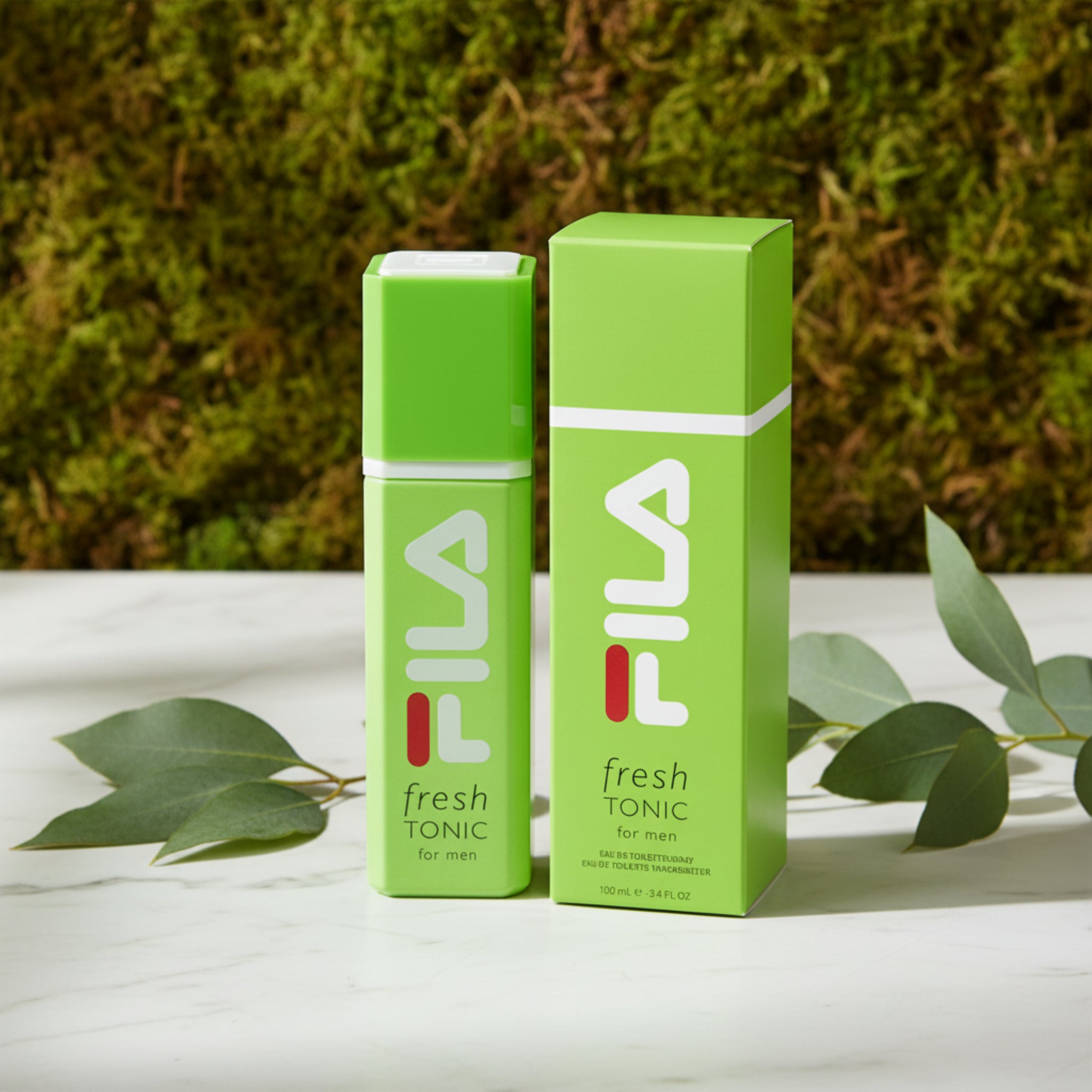 Fila Fresh Green Tonic Eau de Toilette (EDT) Spray for Men 3.4 oz by Fila
