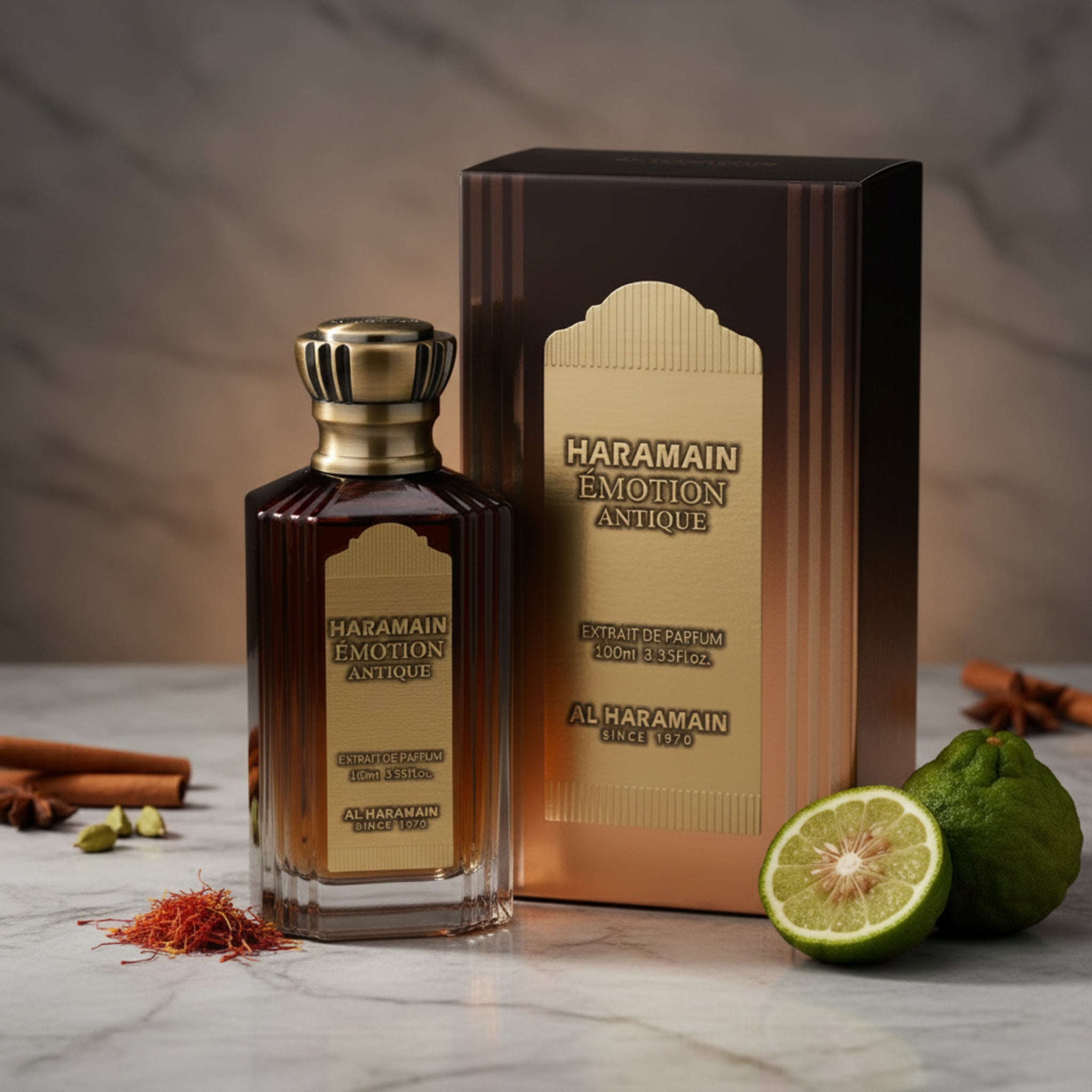 Al Haramain Emotion Antique Extrait de Parfum Spray Unisex 3.3/3.4 oz (100 ml) by Al Haramain