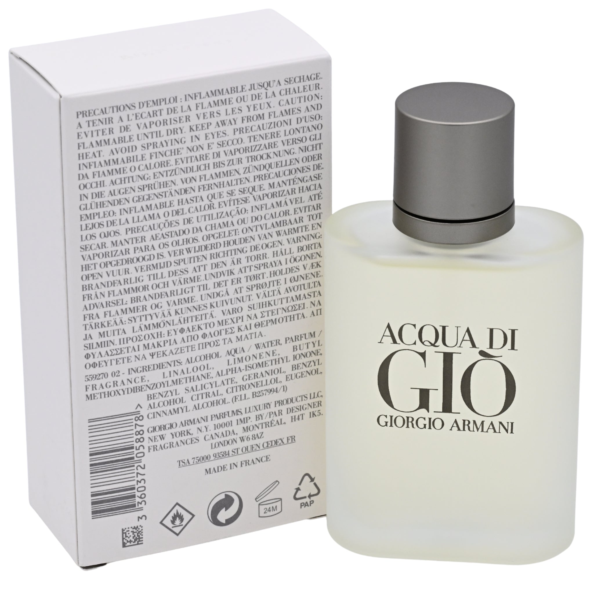 ACQUA DI GIO by Giorgio Armani for men cologne edt 3.4 oz 3.3 New in B