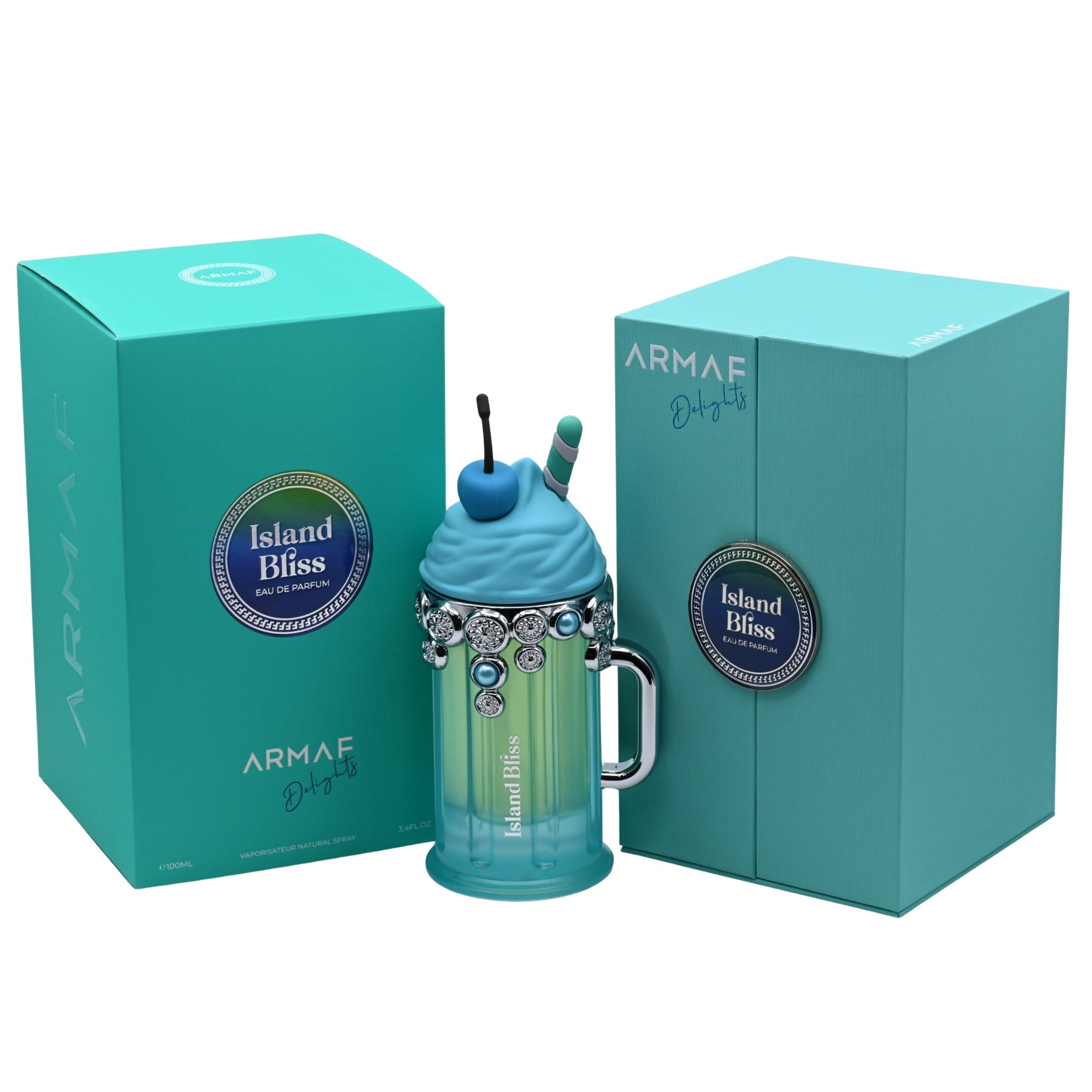 Armaf Delights Island Bliss Eau de Parfum Spray Unisex 3.4 oz (100 ml) New Retail Box
