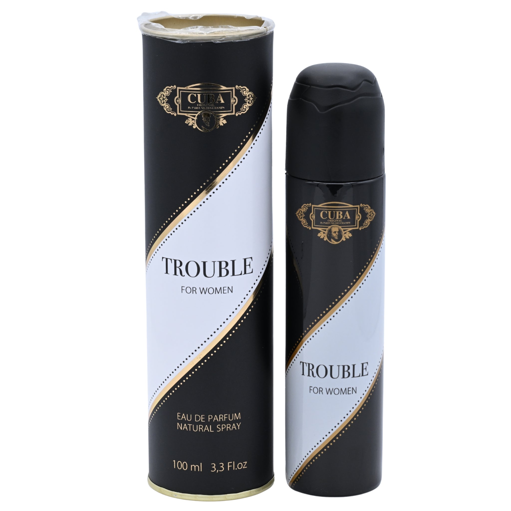 Cuba Trouble Eau de Parfum Spray for Women 3.4 oz (100 ml) by Cuba