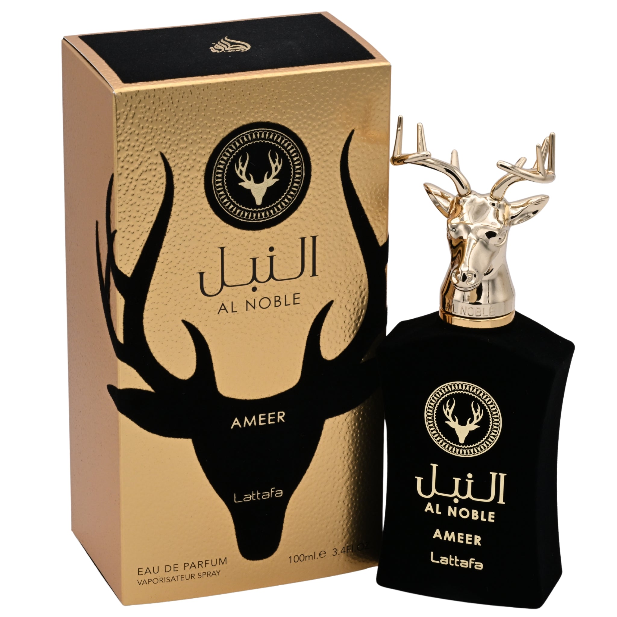 Lattafa Al Noble Ameer Eau de Parfum Spray for Men, 3.4 oz (100 ml) - New Retail Box