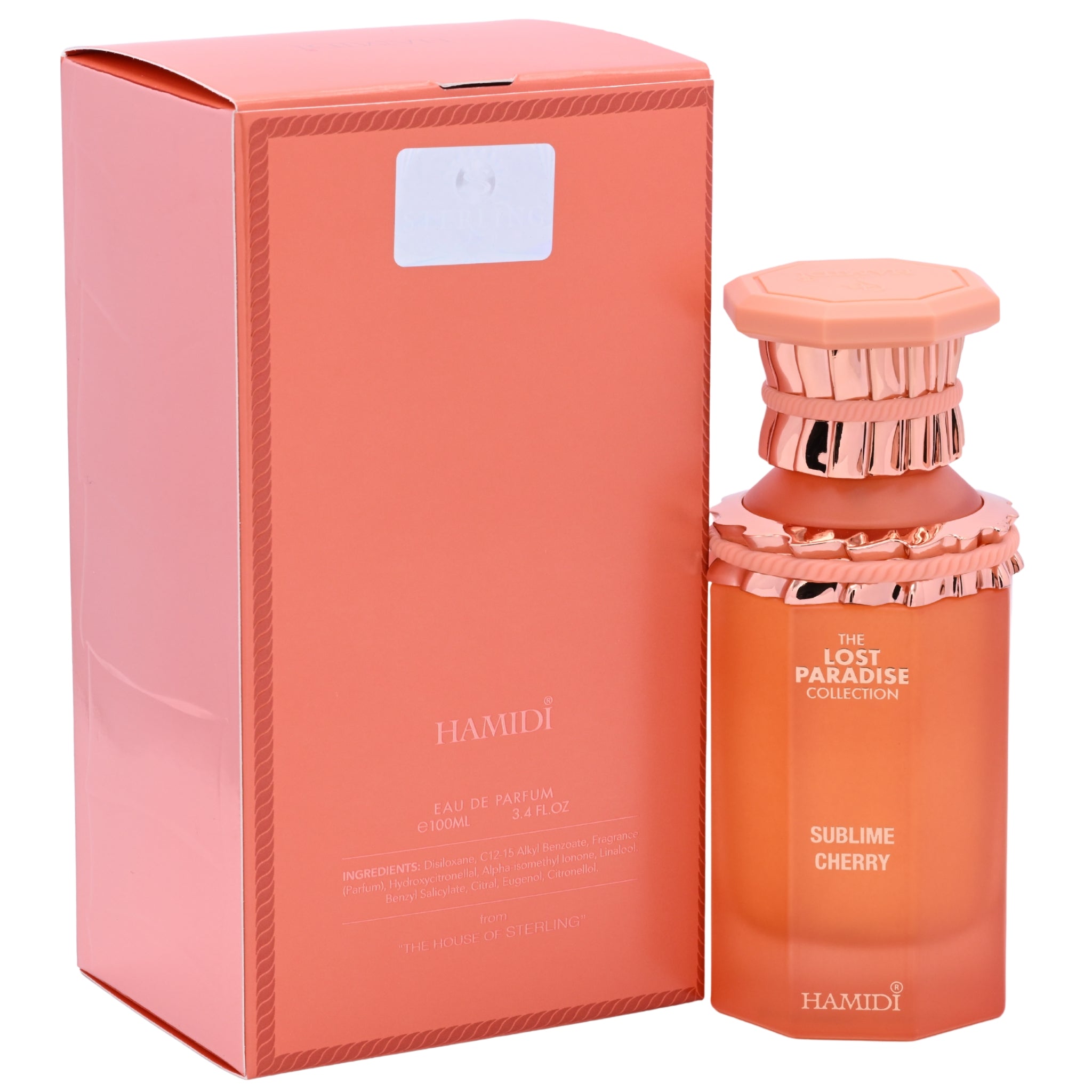 Hamidi The Lost Paradise Sublime Cherry EDP Spray Women 3.4 oz 100ml New Box