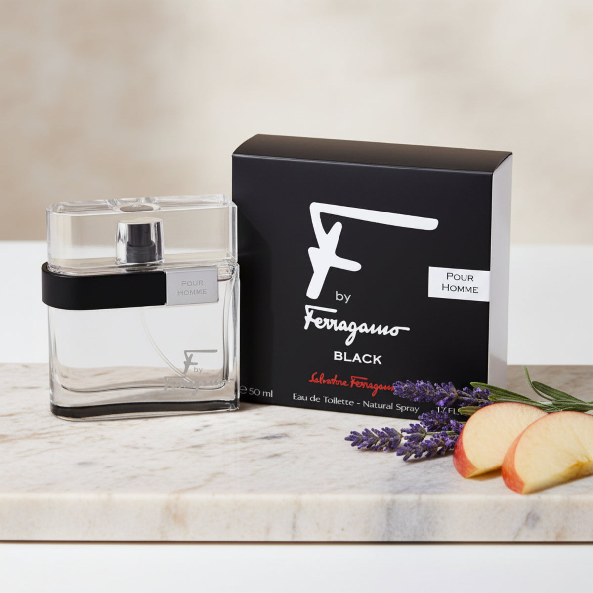 Salvatore Ferragamo F Black EDT Spray Men 1.7 oz New Box