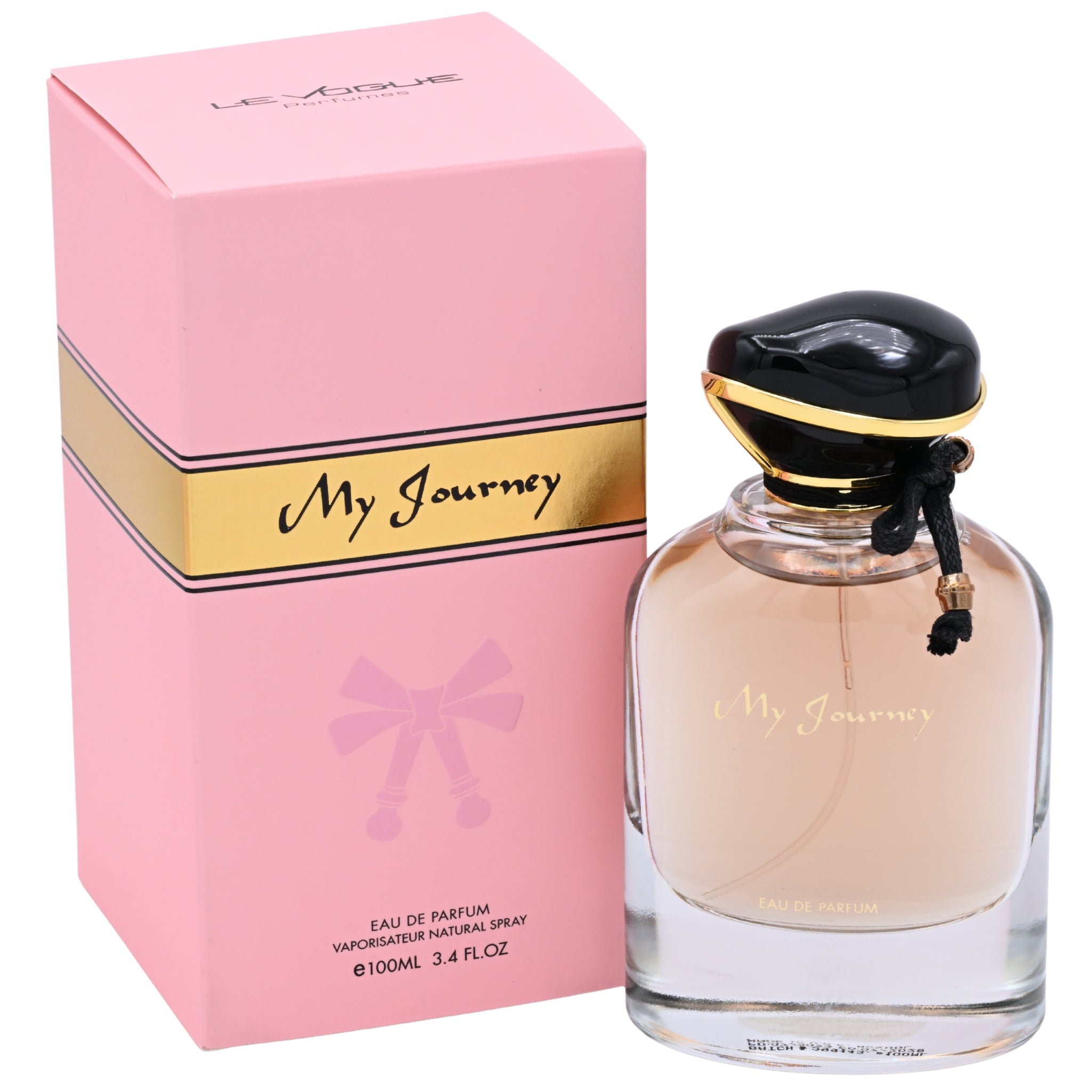 Le Vogue My Journey EDP Spray, Unisex, 3.4 oz 100ml New Box