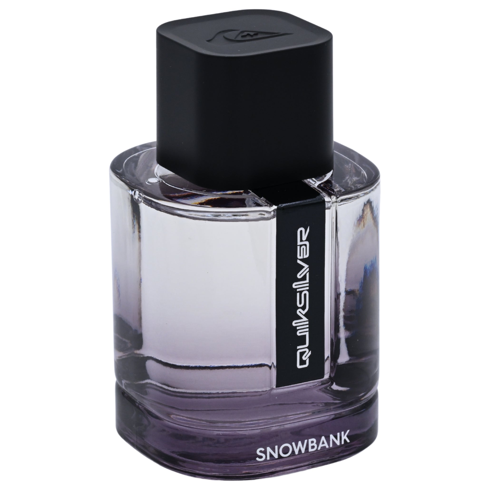 Quiksilver Snowbank perfume bottle on a white background