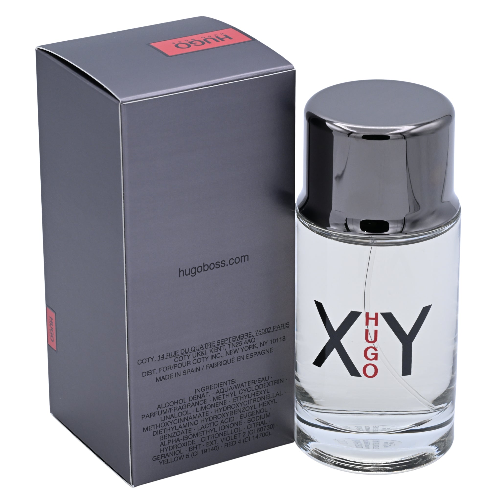 HUGO XY by HUGO BOSS 3.3 / 3.4 oz EDT Cologne Spray Men NEW IN BOX