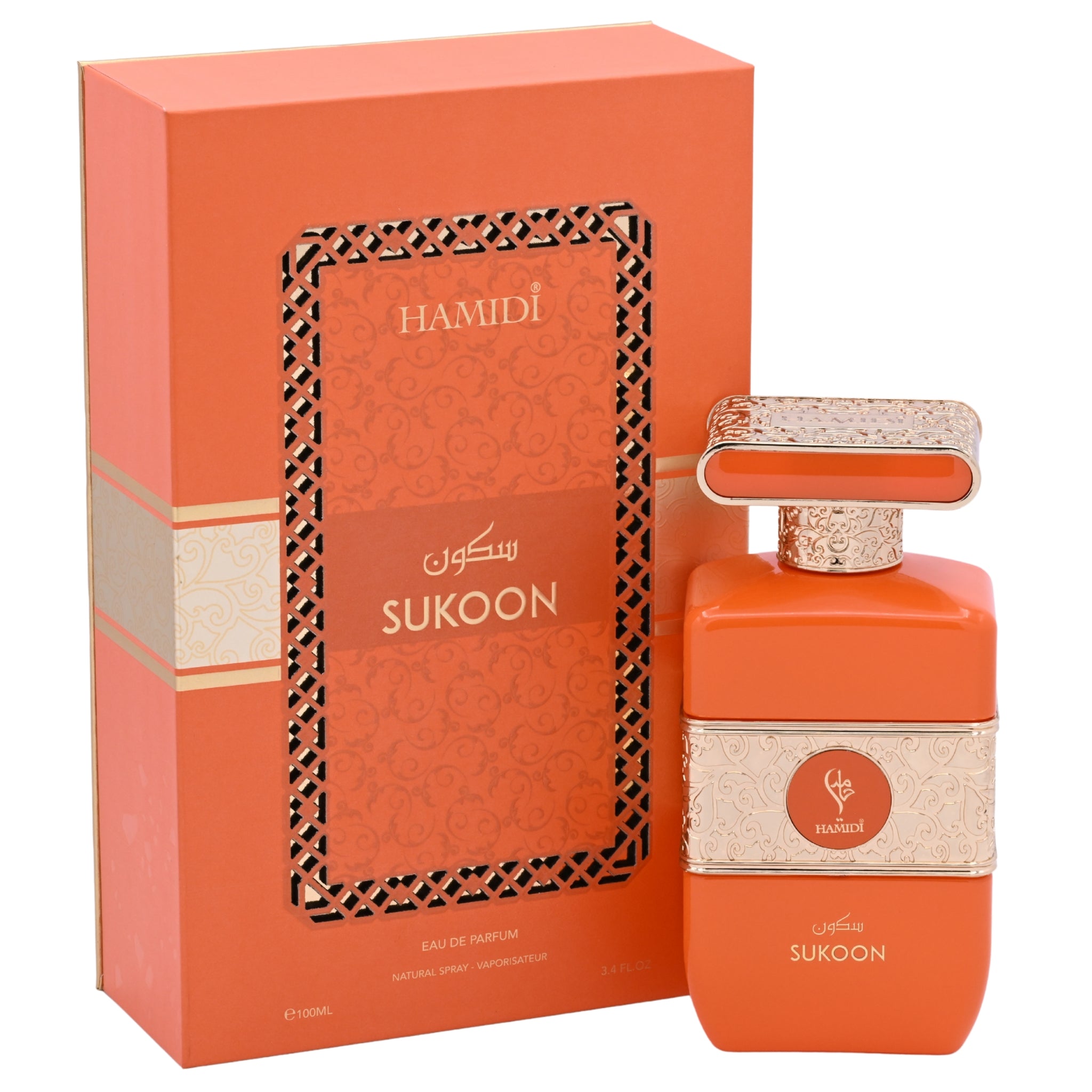 Hamidi Sukoon EDP Spray Women 3.4 oz 100ml New Box