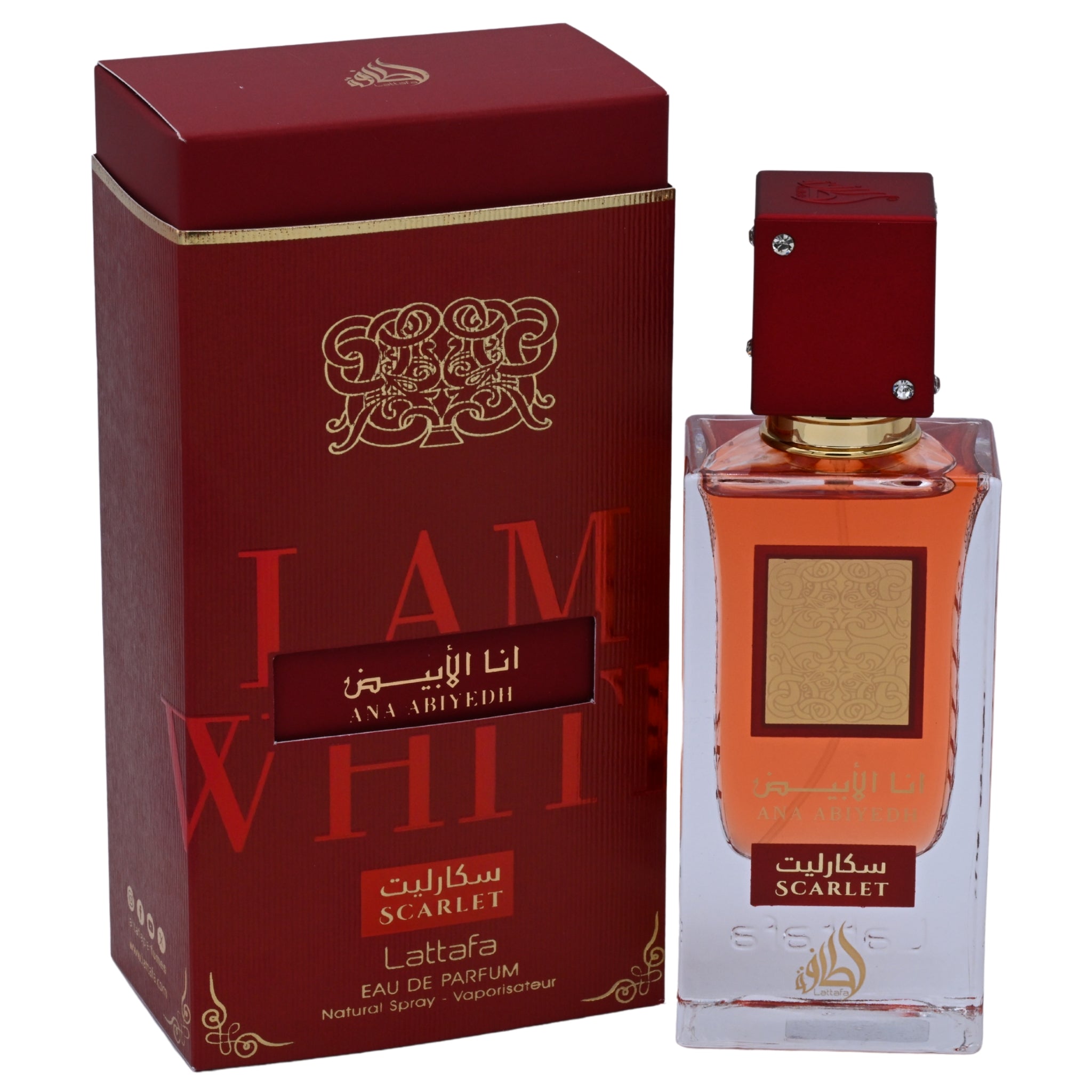 Lattafa Ana Abiyedh I Am White Scarlet EDP Spray Unisex 2.04 oz New Box